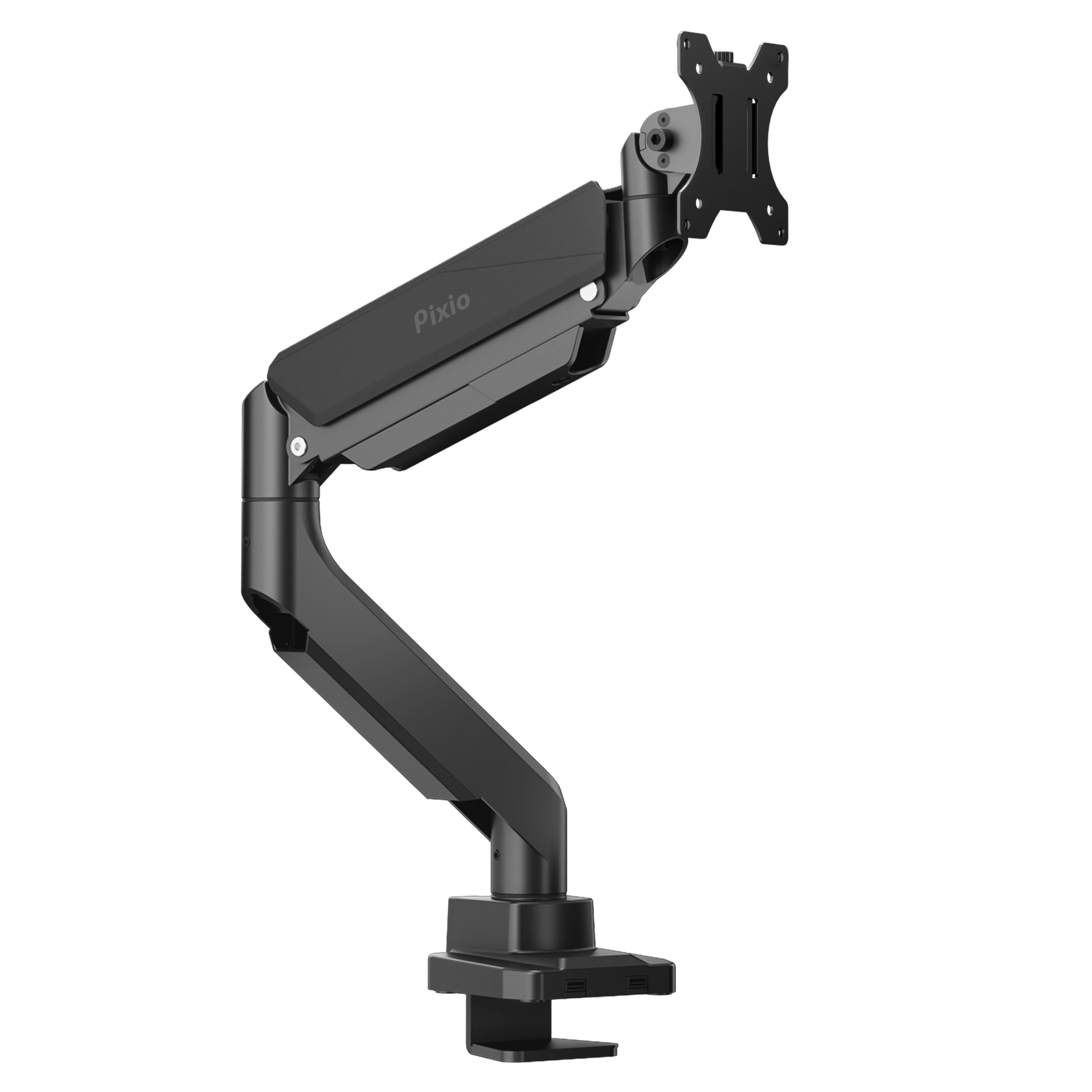 Pixio PS2S | Premium Single Monitor Gas Powered Spring Arm Mount Pixio PS2S | Premium Single Monitor Gas Powered Spring Arm Mount