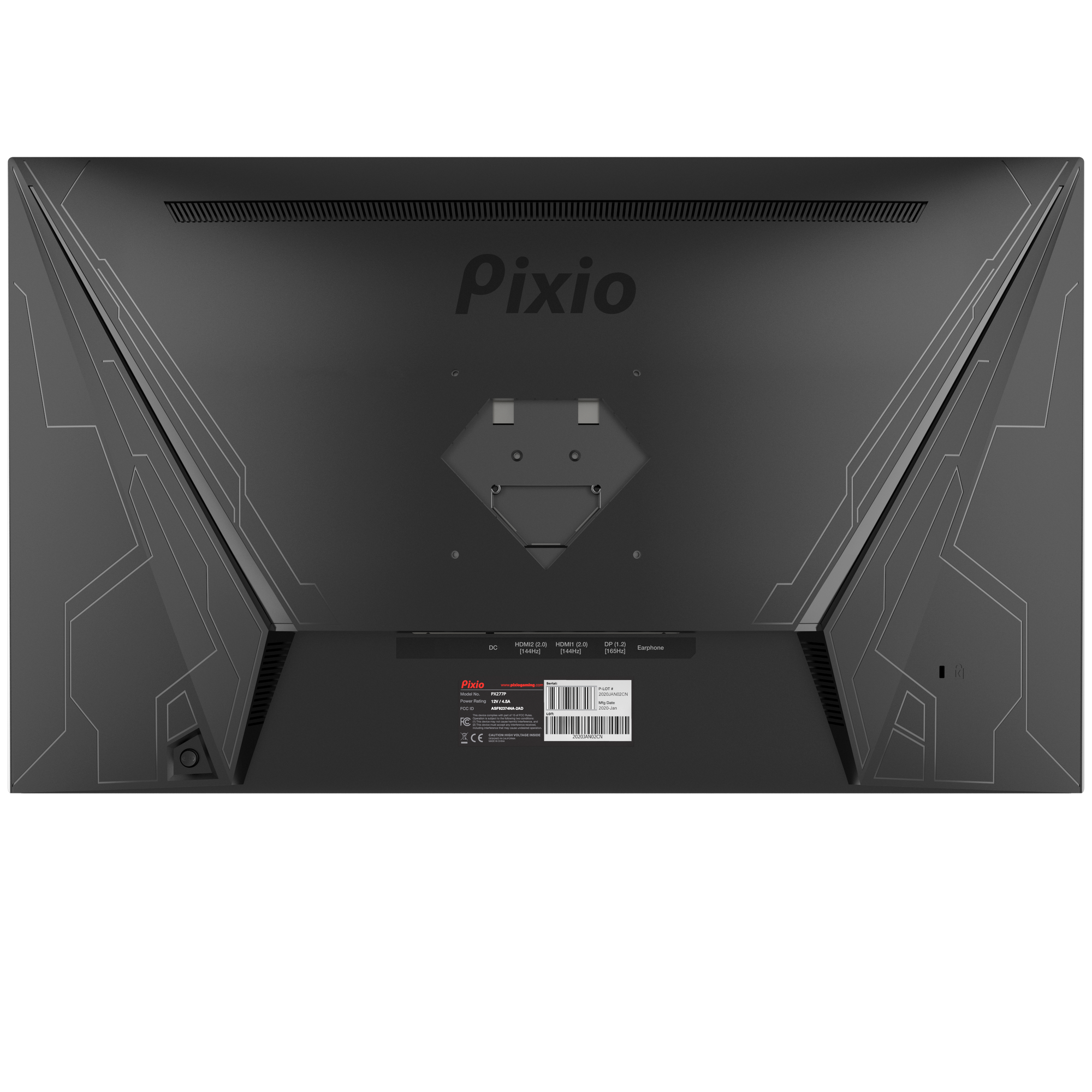 PX277 Prime Gaming Monitor 27in - Certified Refurbished