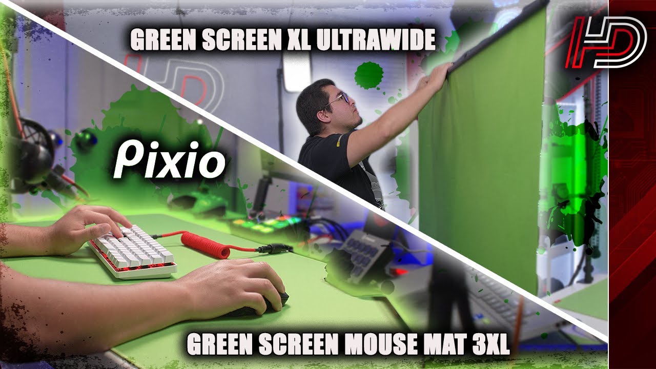 Pixio Green Screen XL UltraWide & Mouse Mat 3XL Review