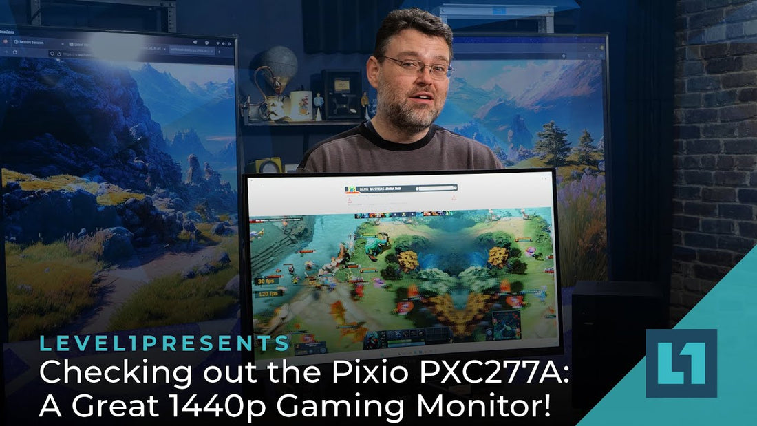 Checking out the Pixio PXC277 Advanced: A Great 1440p Gaming Monitor!