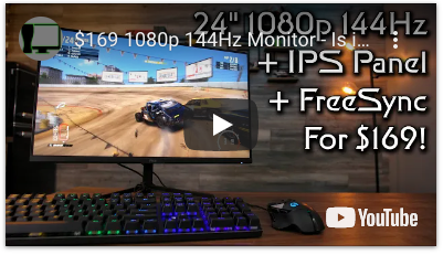 $169 1080p 144Hz Monitor - Is it any good???