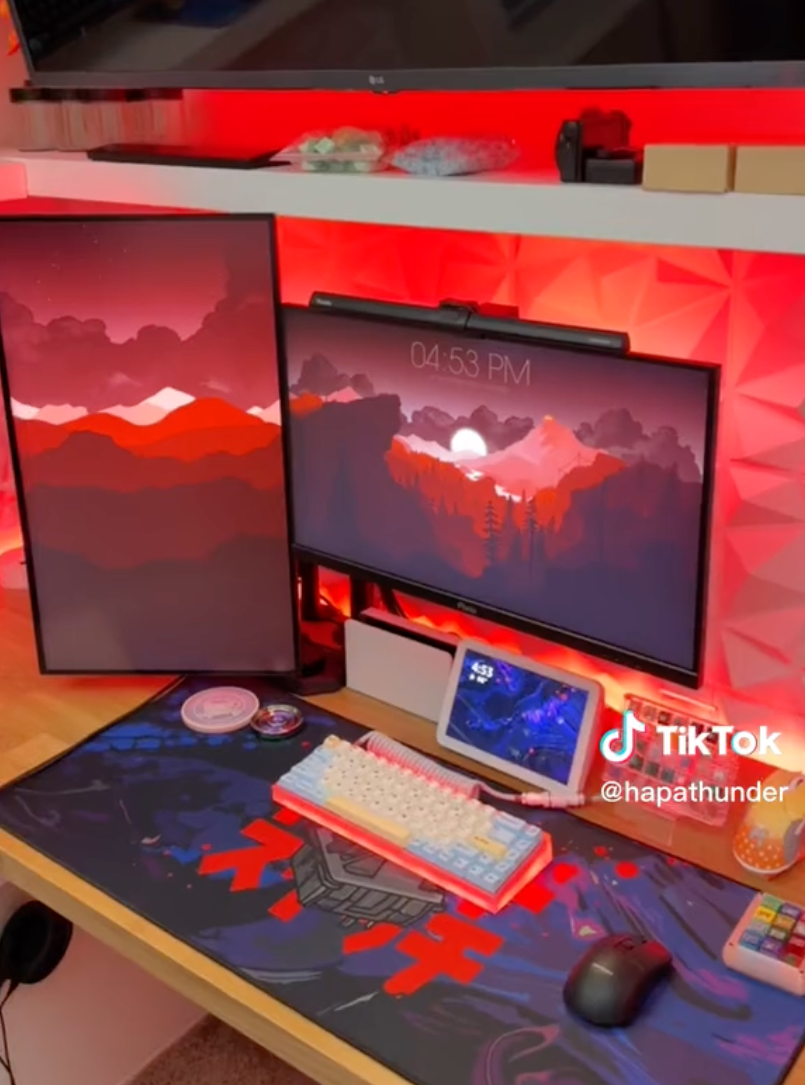 Do you prefer a 1 or 2 monitor gaming setup? hello 360Hz 🤩