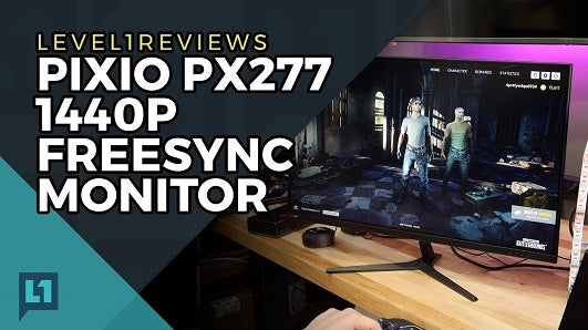 Pixio New PX277 Freesync Monitor Review with Hard Latency Test! Level 1 Tech