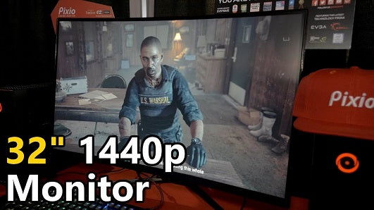 Pixio's NEW 32-INCH 1440p 144hz MONITOR! Joker Productions
