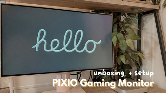 Aesthetic Unboxing PIXIO PX275C Prime Pink Gaming Monitor