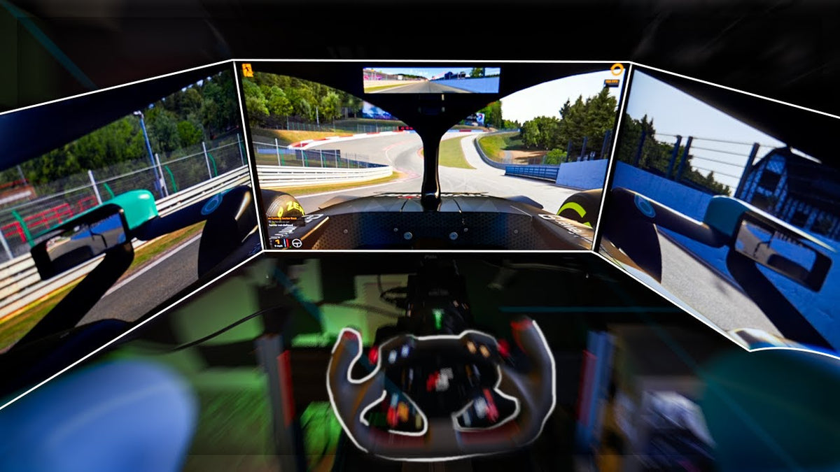 Triple Monitor Sim Racing Chassis AFFORDABLE Triple 165hz Monitors for Sim Racing! ($200) – Pixio
