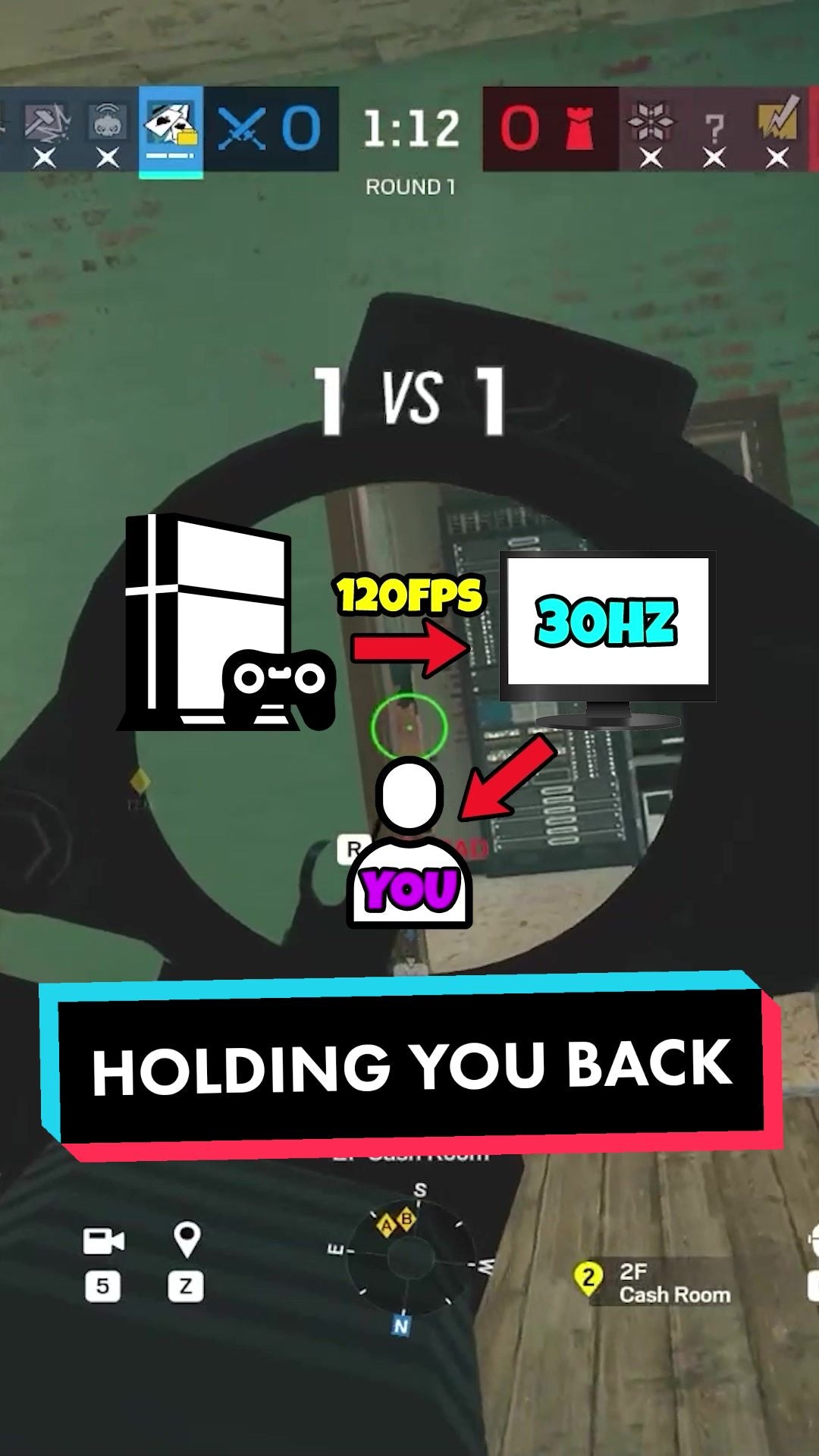 Professional Rainbow Six Player Uses this Monitor?? 360Hz