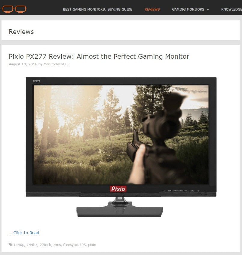 PX277 Review by monitornerds.com