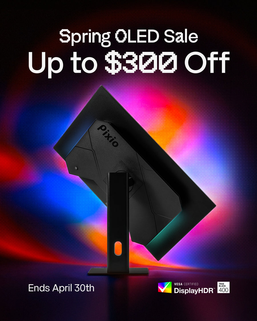 Pixio OLED Monitor banner image