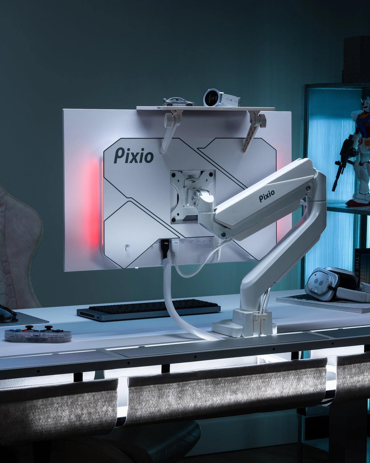 Pixio PX277 OLED MAX 27" 1440p 240Hz HDR OLED Gaming Monitor w/ Arm Mount + Accessories Bundle