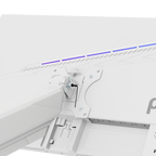 PS2S White Heavy-Duty Single Monitor Arm Mount