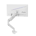 PS2S White Heavy-Duty Single Monitor Arm Mount
