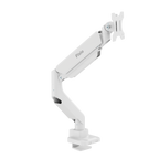 PS2S White Heavy-Duty Single Monitor Arm Mount