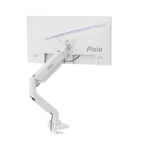 PS2S White Heavy-Duty Single Monitor Arm Mount
