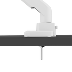 PS2S White Heavy-Duty Single Monitor Arm Mount