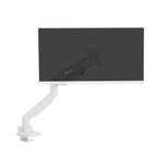 PS2S White Heavy-Duty Single Monitor Arm Mount