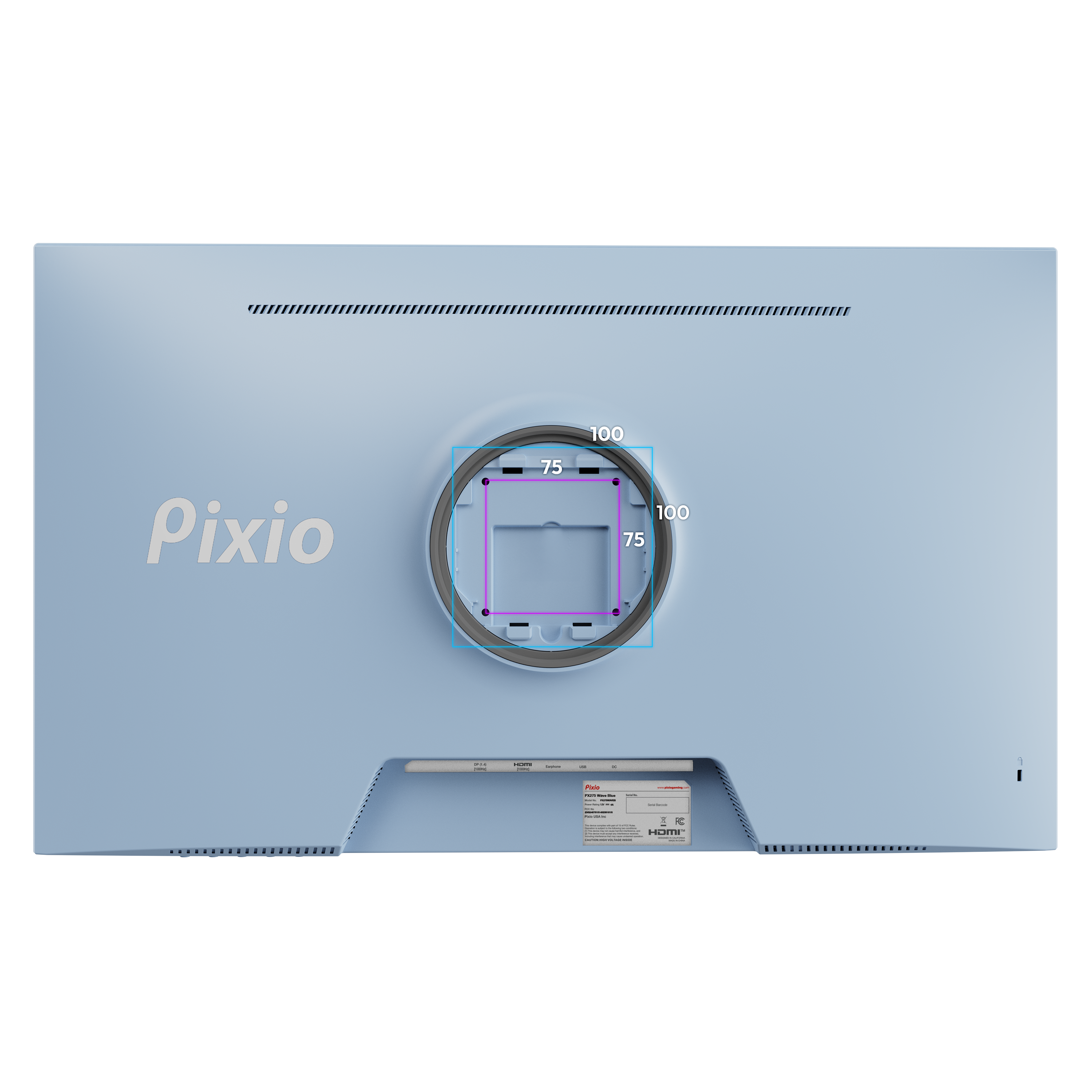 Pixio PX275 Wave 27-inch 100Hz 1440p 1ms MPRT with IPS Panel and Adaptive Sync