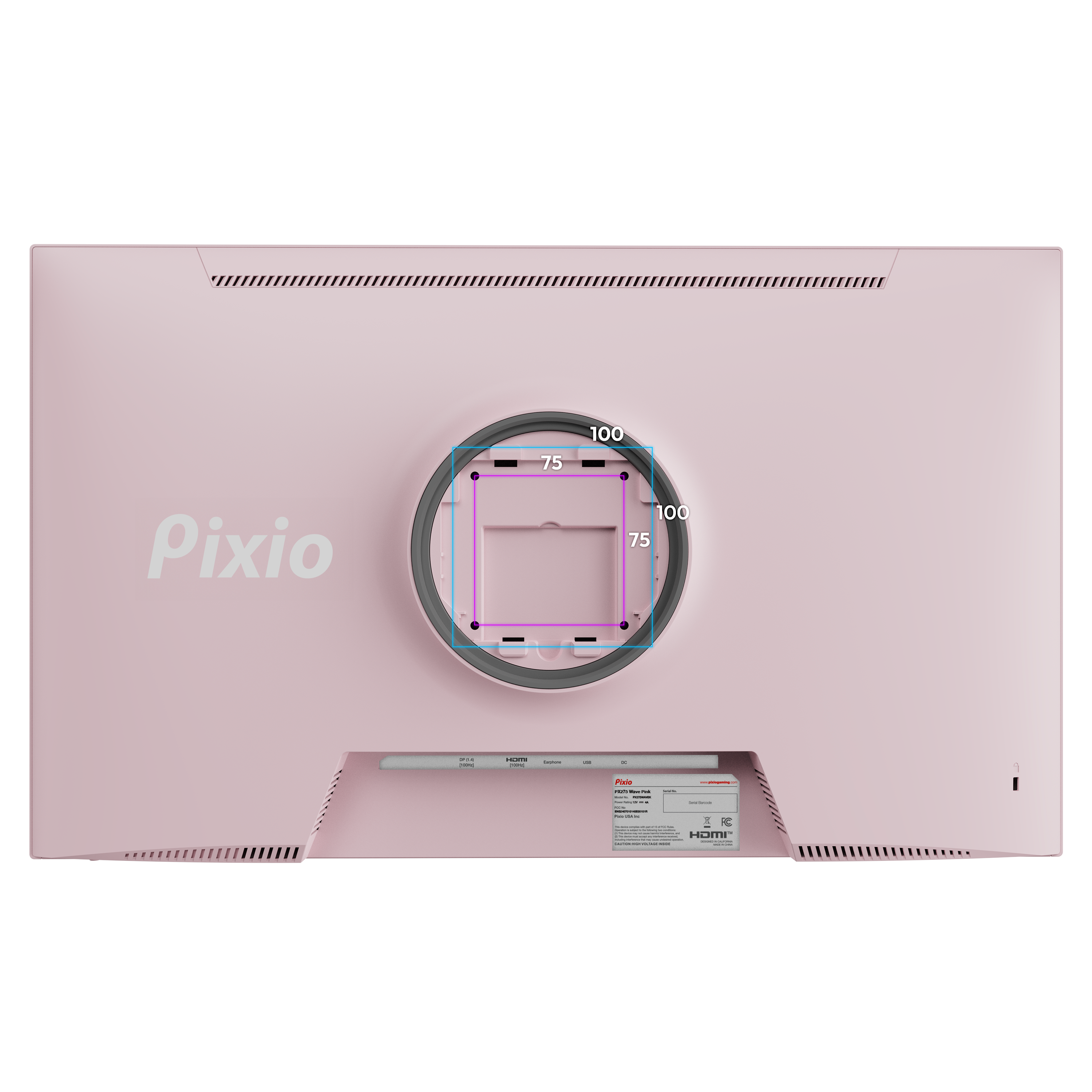 Pixio PX275 Wave 27-inch 100Hz 1440p 1ms MPRT with IPS Panel and Adaptive Sync