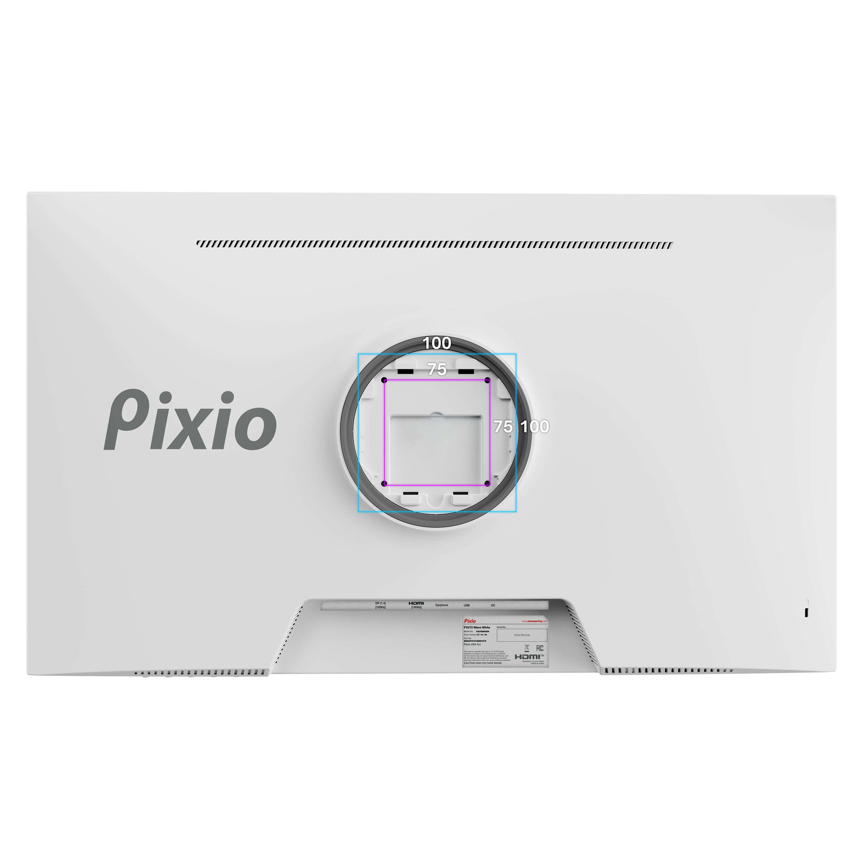 Pixio PX275 Wave 27-inch 100Hz 1440p 1ms MPRT with IPS Panel and Adaptive Sync