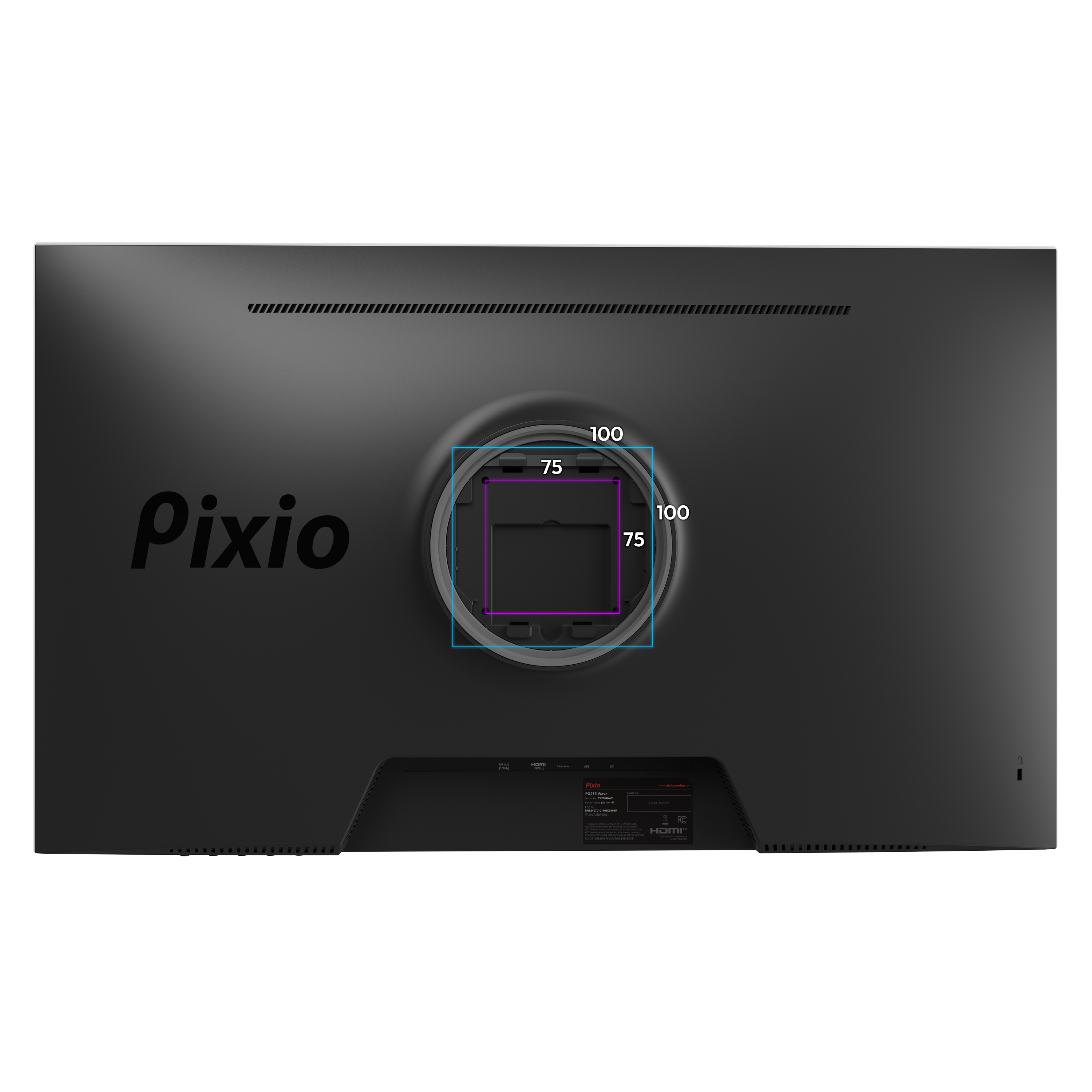 Pixio PX275 Wave 27-inch 100Hz 1440p 1ms MPRT with IPS Panel and Adaptive Sync