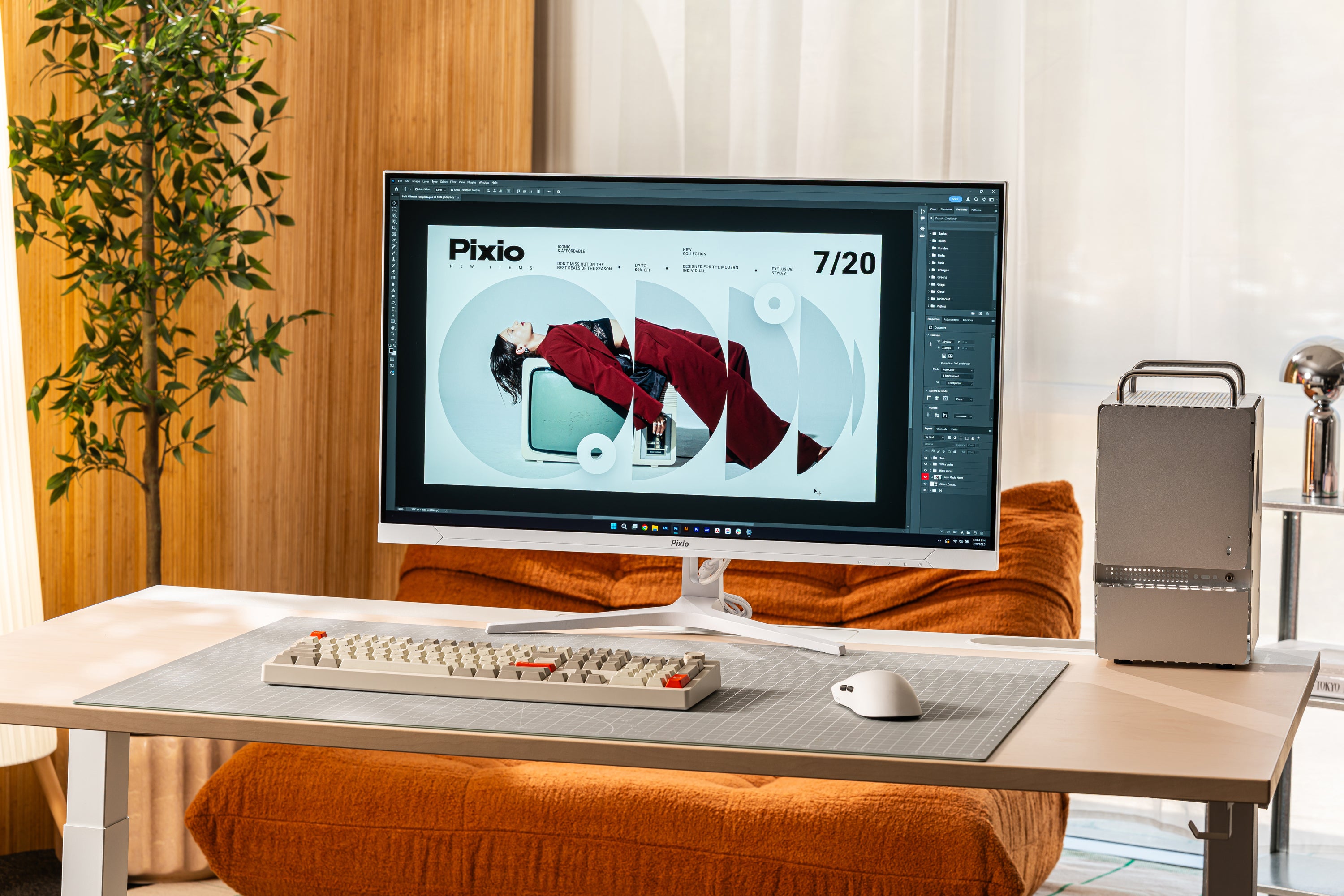 PX32U Wave ゲーミングモニター 4K 32インチ PX32U Wave 32-inch 4K 144Hz Gaming Monitor with Fast IPS and