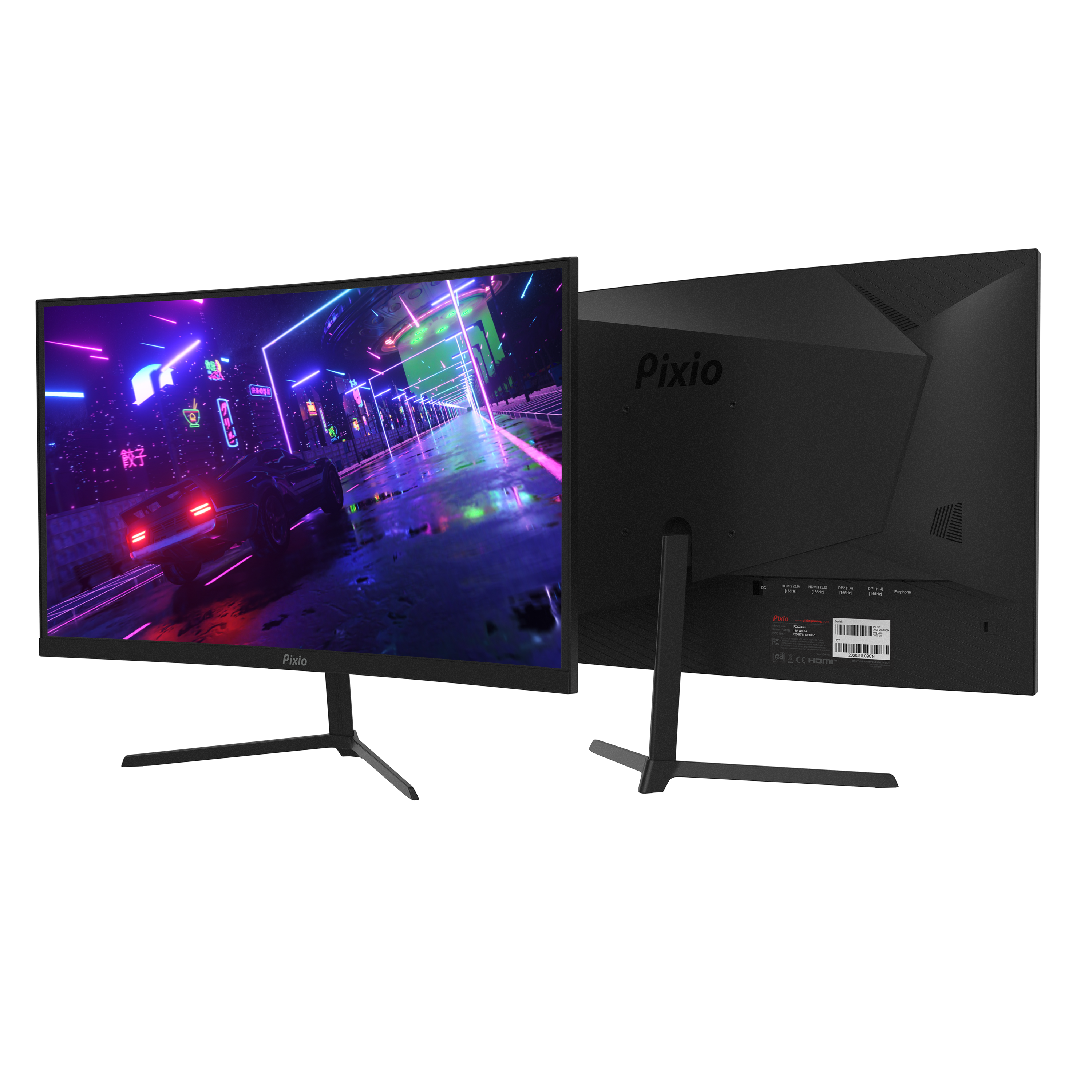 Pixio PXC243S | 24 inch 1080p 165Hz 1500R Curved VA Gaming Monitor Pixio PXC243S | 24 inch 1080p 165Hz 1500R Curved VA Gaming Monitor