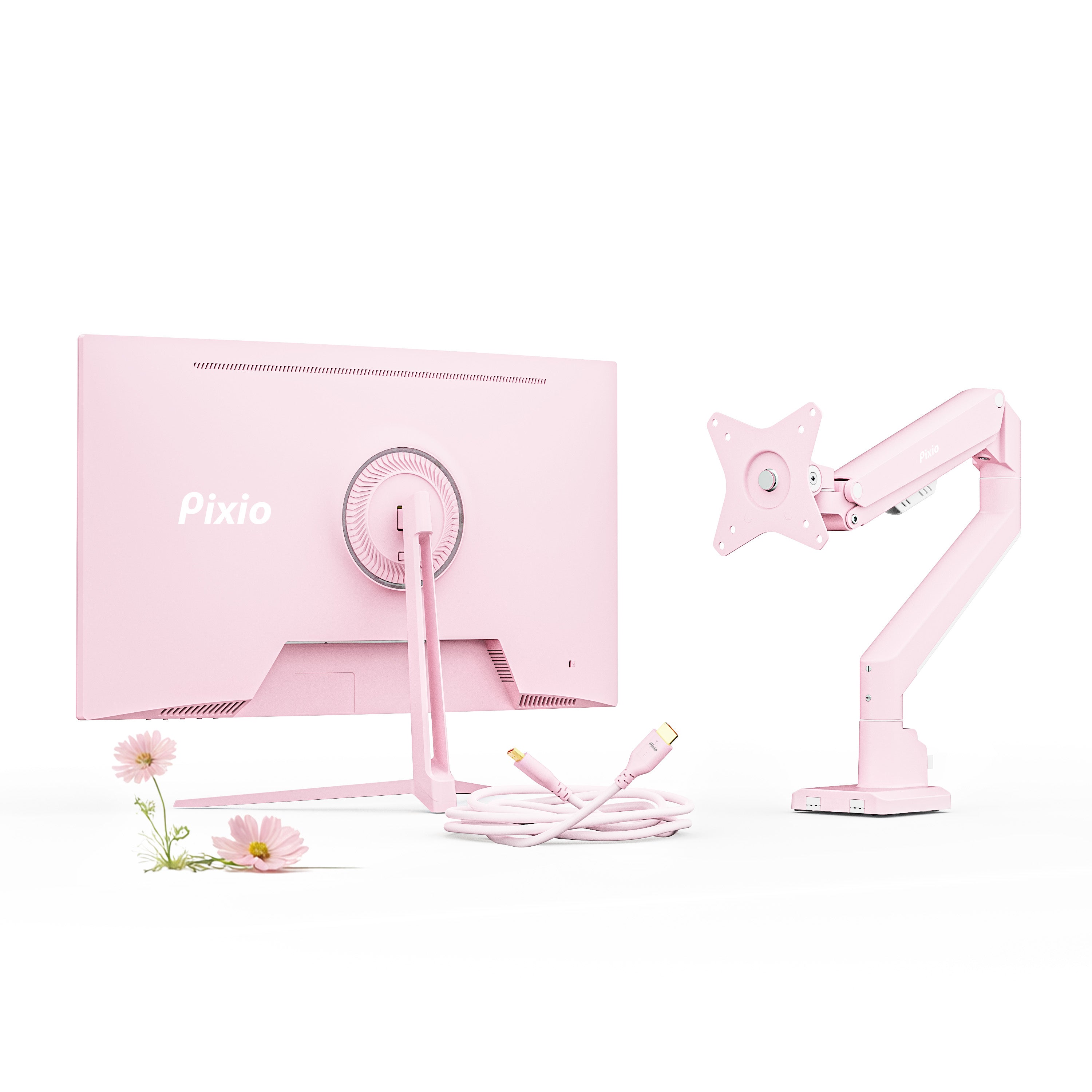 PX246 Wave Bundle: Includes Monitor Arm + Accessories – Pixio