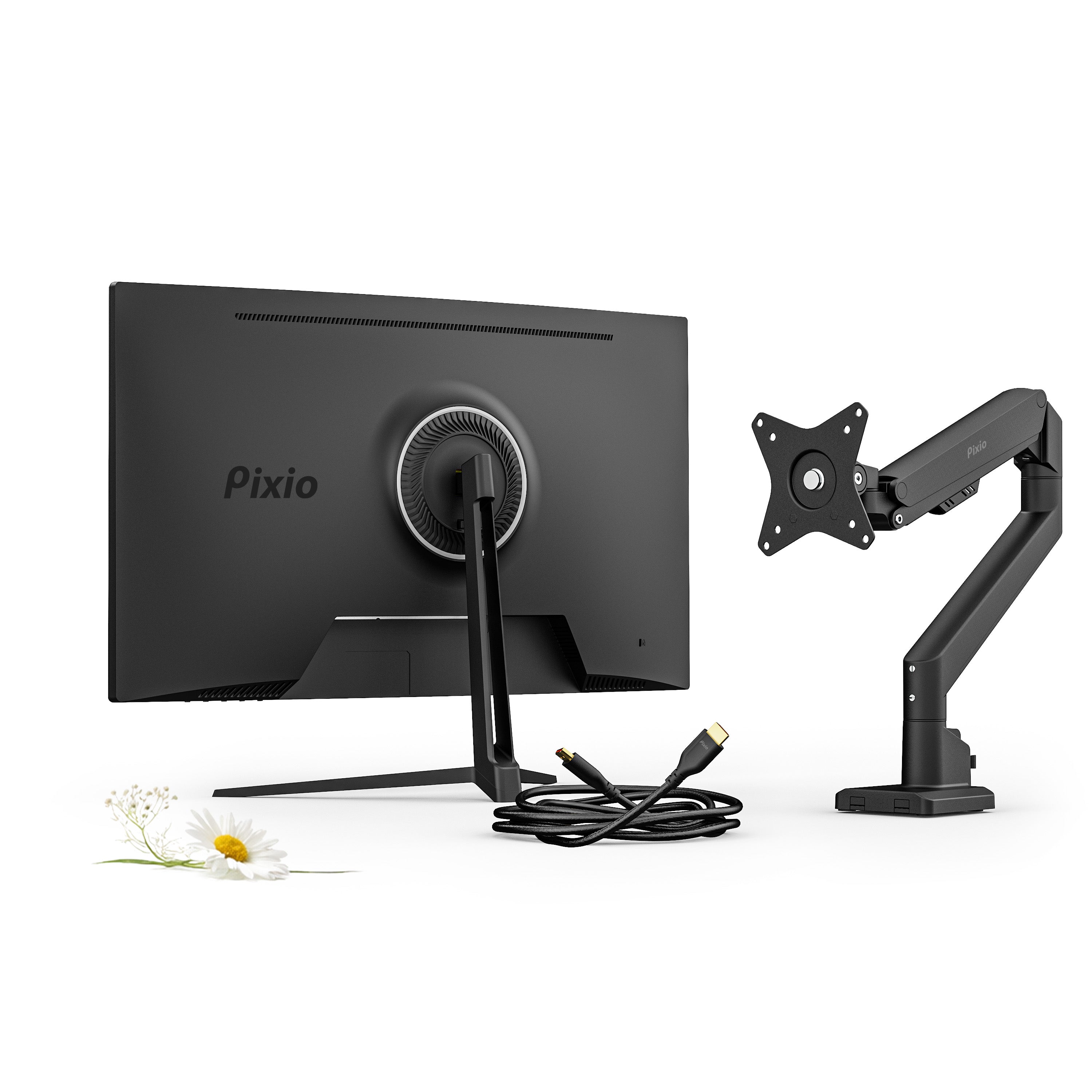 PXC278 Wave Bundle: Includes Monitor Arm + Accessories