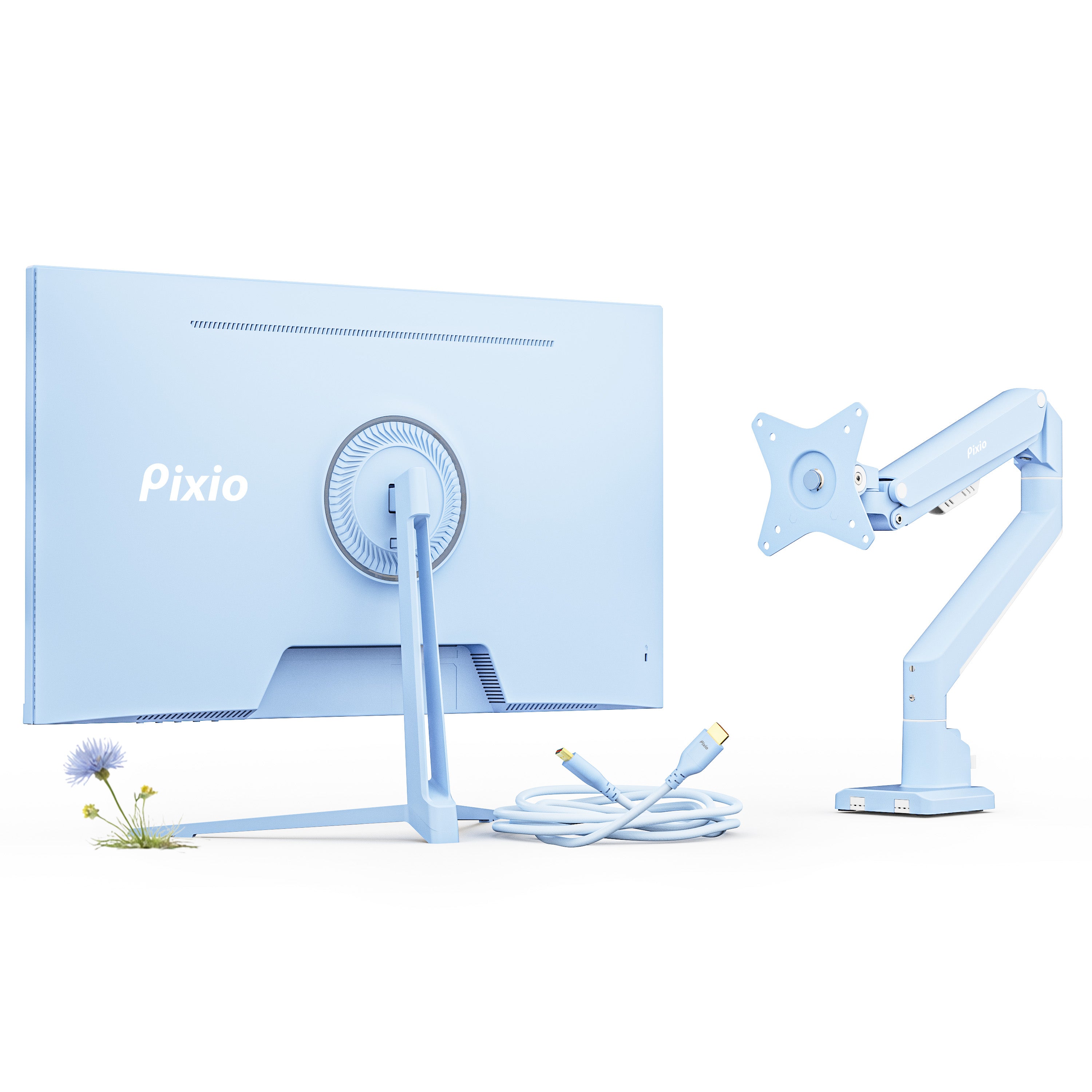 PX278 Wave Bundle: Includes Monitor Arm + Accessories