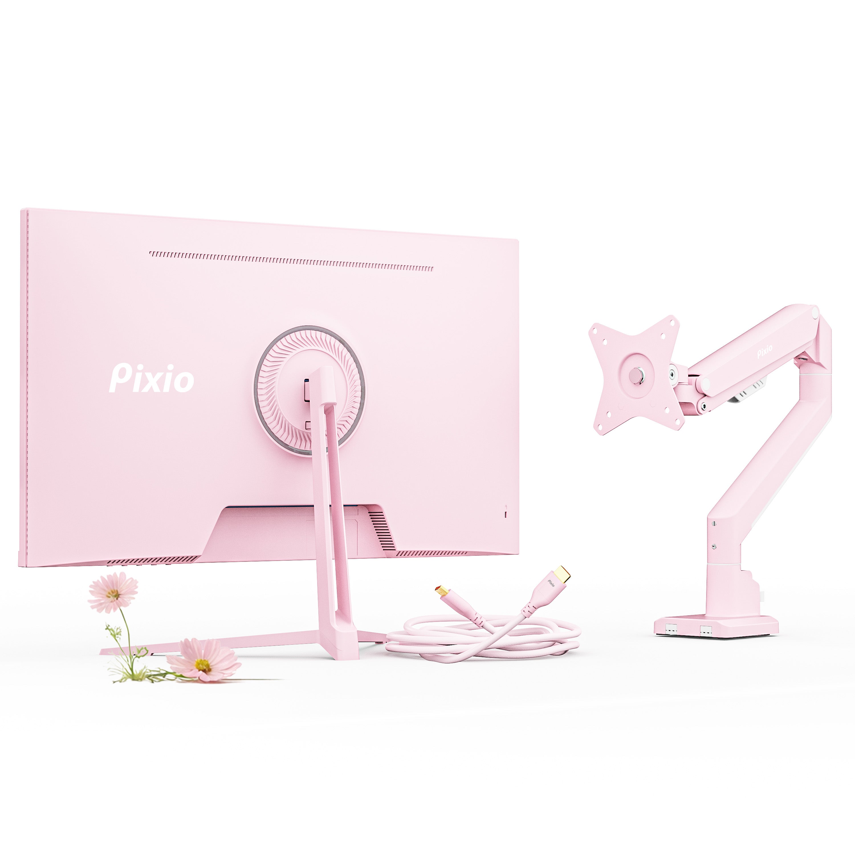 PX278 Wave Bundle: Includes Monitor Arm + Accessories