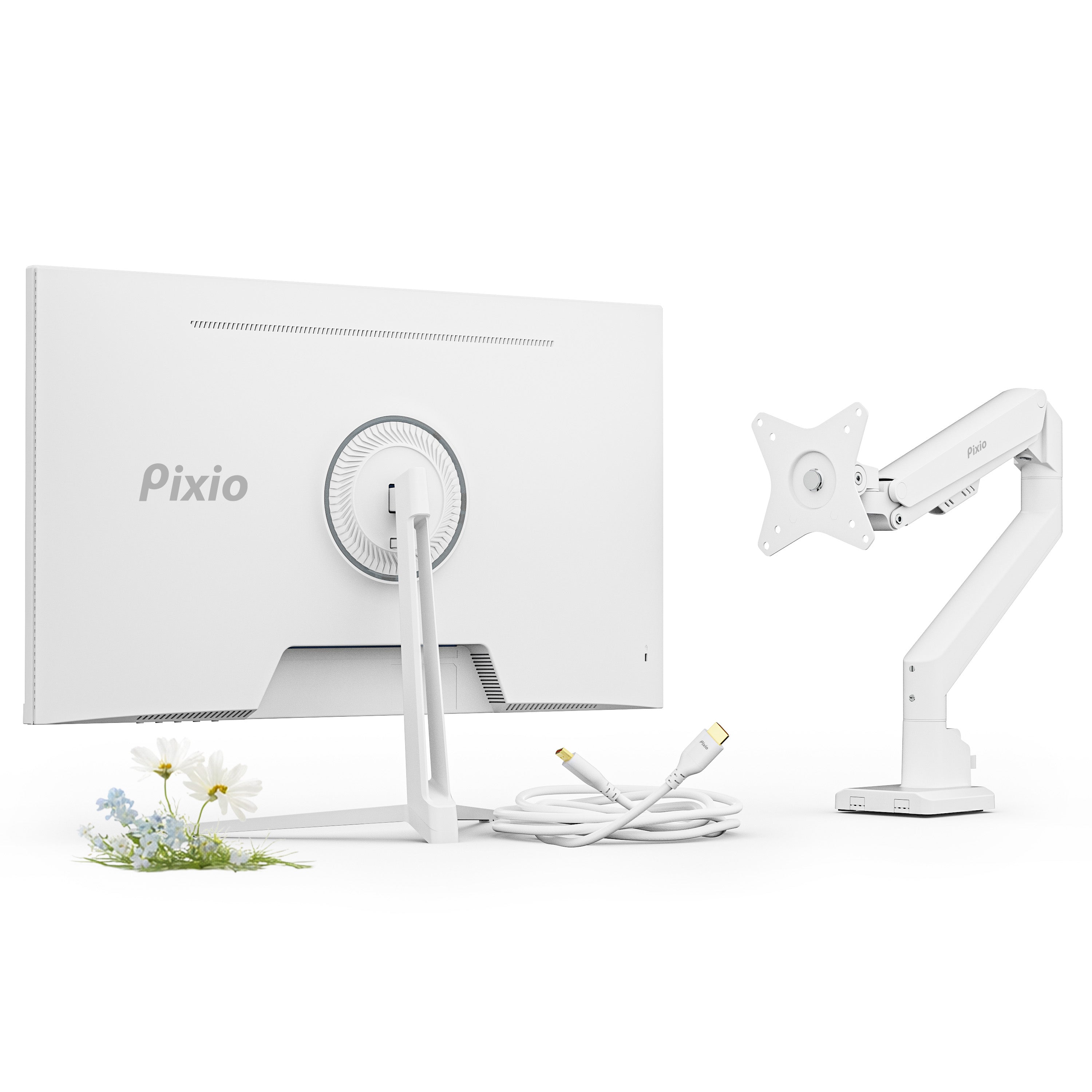 PX278 Wave Bundle: Includes Monitor Arm + Accessories – Pixio