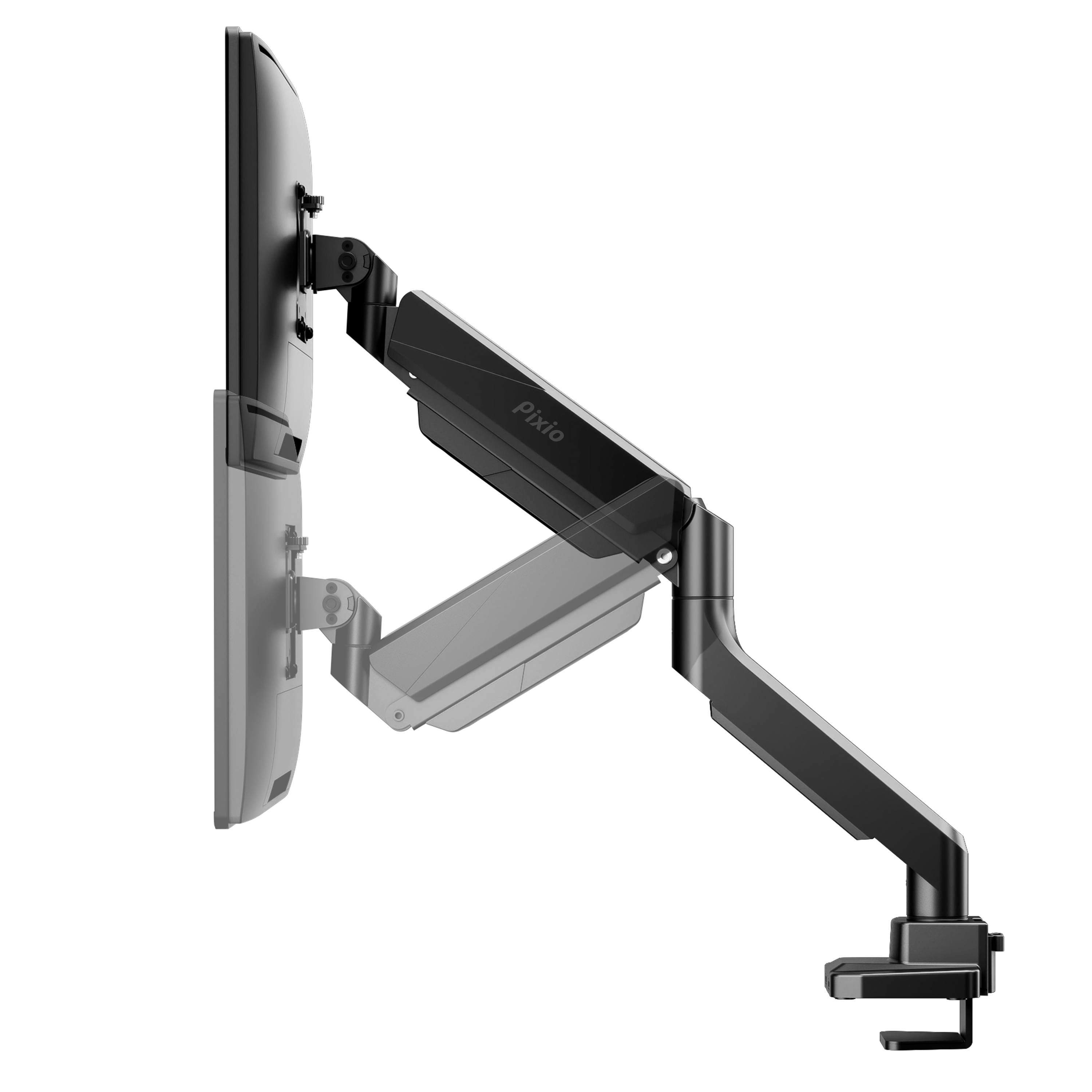 Pixio P-400 VESA Mounting Gaming Monitor Stand Mount - VESA 100x100 or  75x75 Compatible, Tilt, Swivel, Height Adjustable Elevate, Pivot up to 32  inch Monitor (4ca74f9d908ae10a0dc8a71b109f87bb) - PCPartPicker
