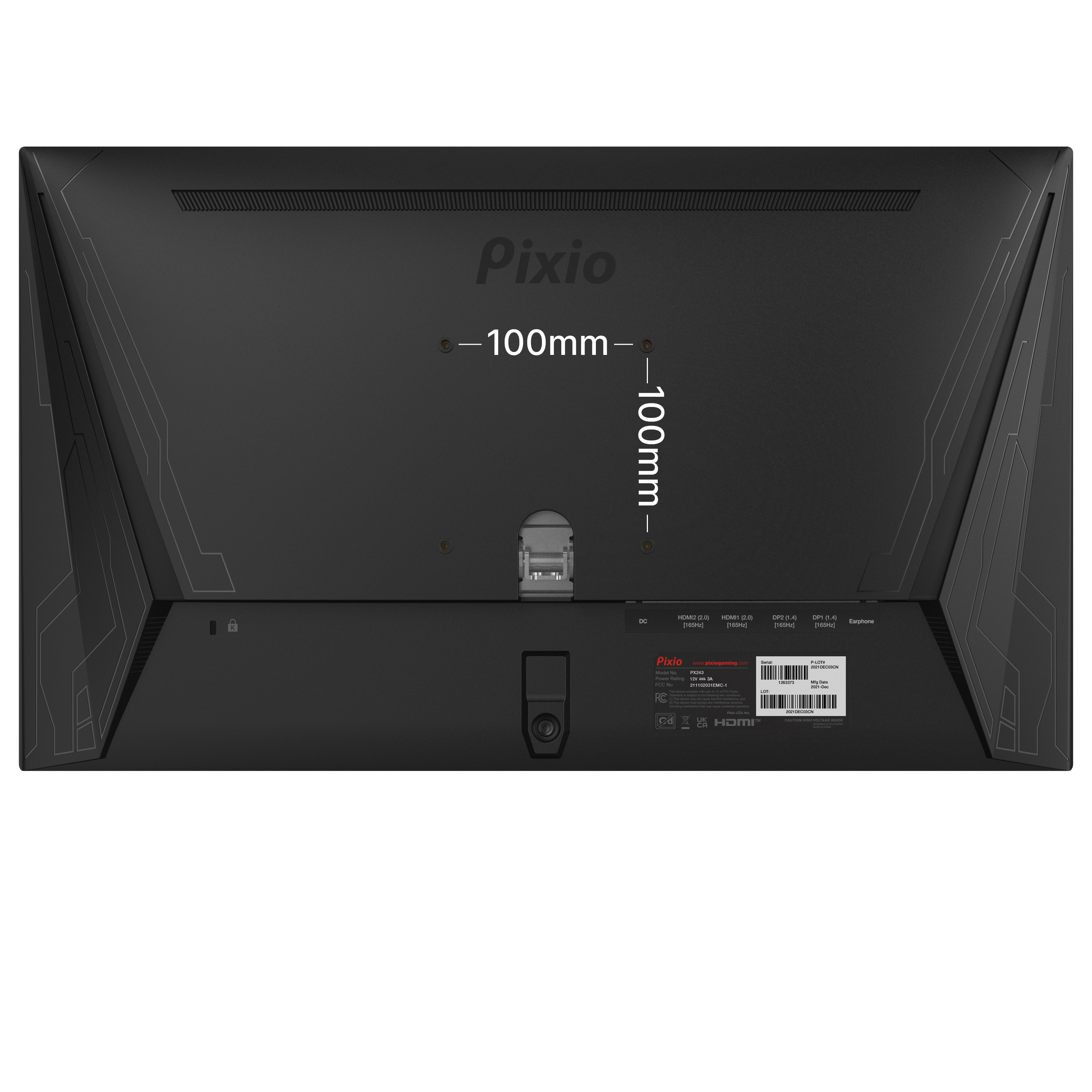 Pixio PX243 Gaming Monitor 24in - Certified Refurbished