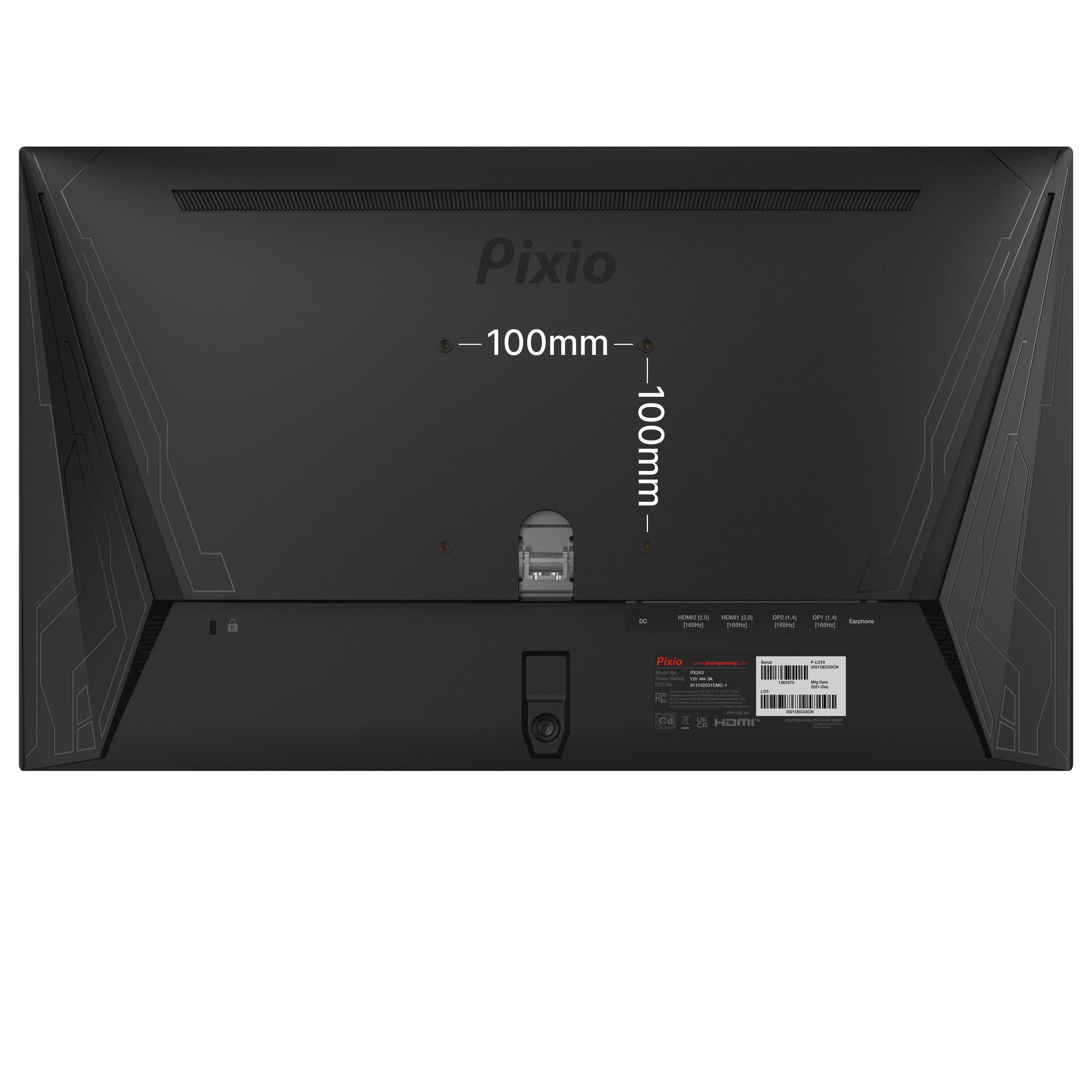動作品 Pixio PX243 ゲーミングモニター 2021年製 Pixio PX243 | 24 inch FHD VA 165Hz Gaming Monitor