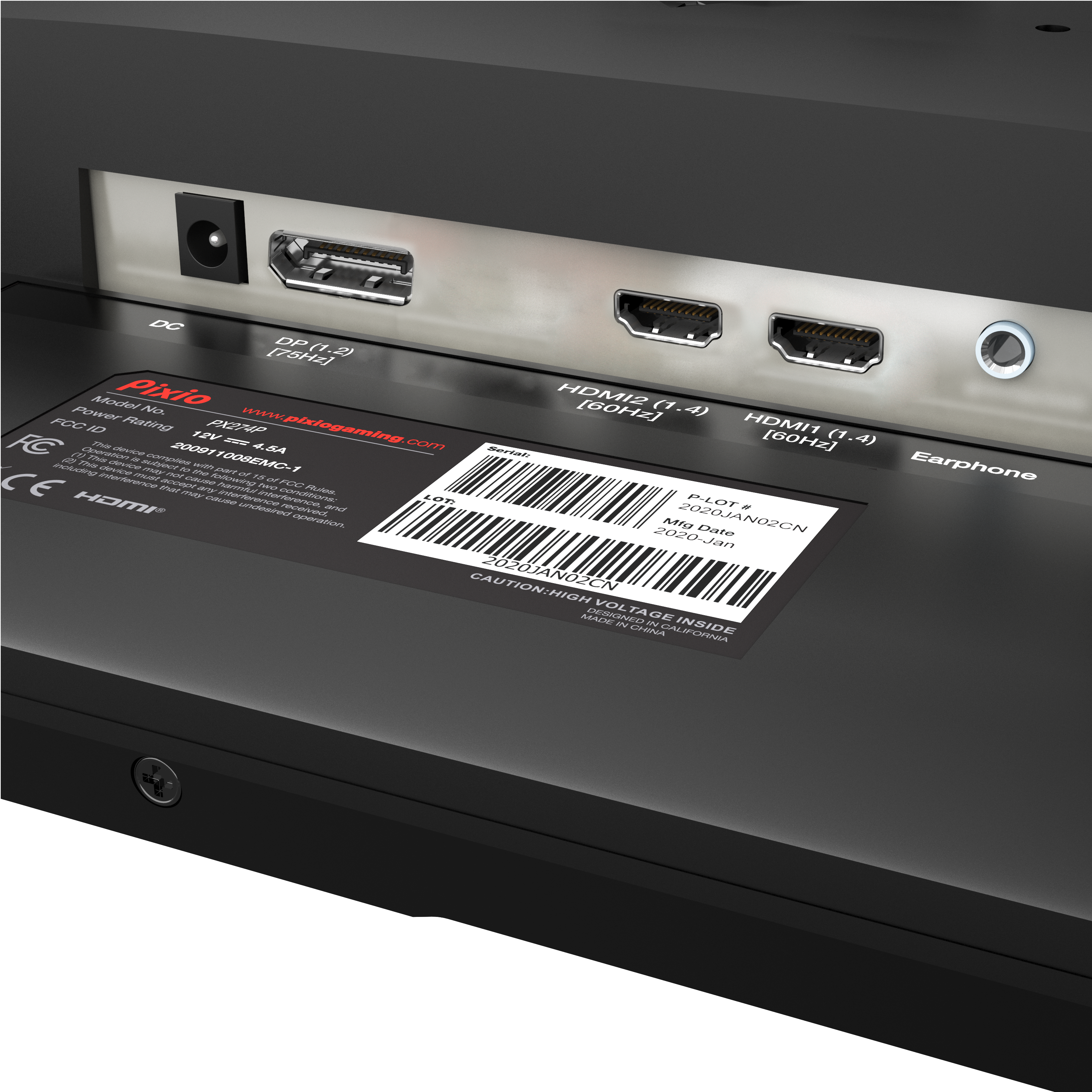 PX274 Prime Gaming Monitor - Certified Refurbished