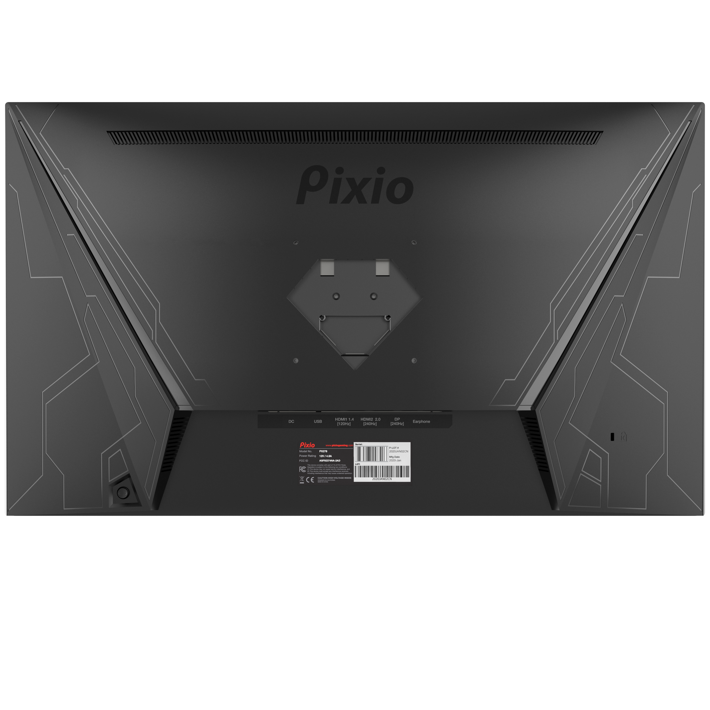 PX279 Prime Gaming Monitor 27in - Certified Refurbished