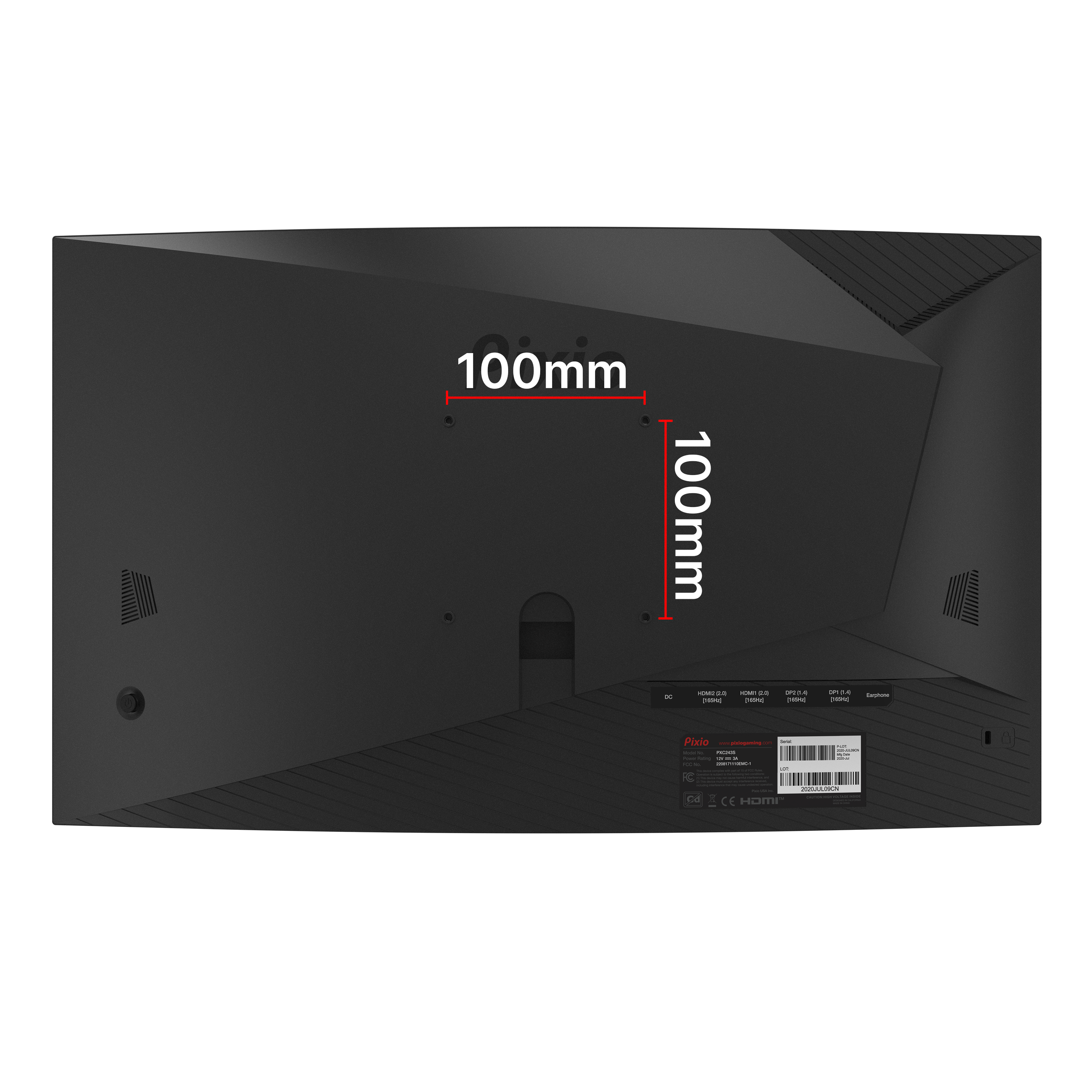 PXC243S 24-inch Curved Gaming Monitor