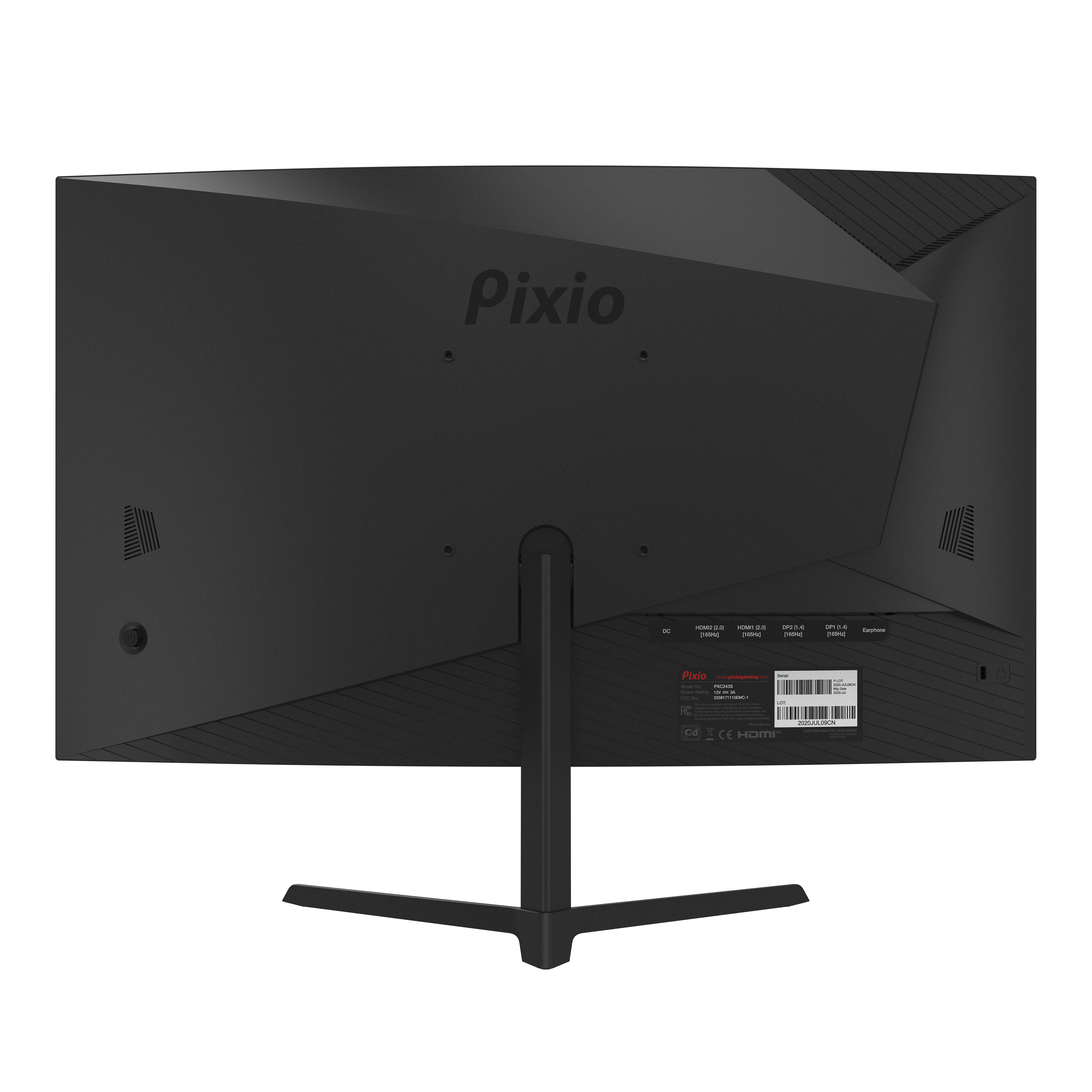 Pixio PXC243S | 24 inch 1080p 165Hz 1500R Curved VA Gaming Monitor