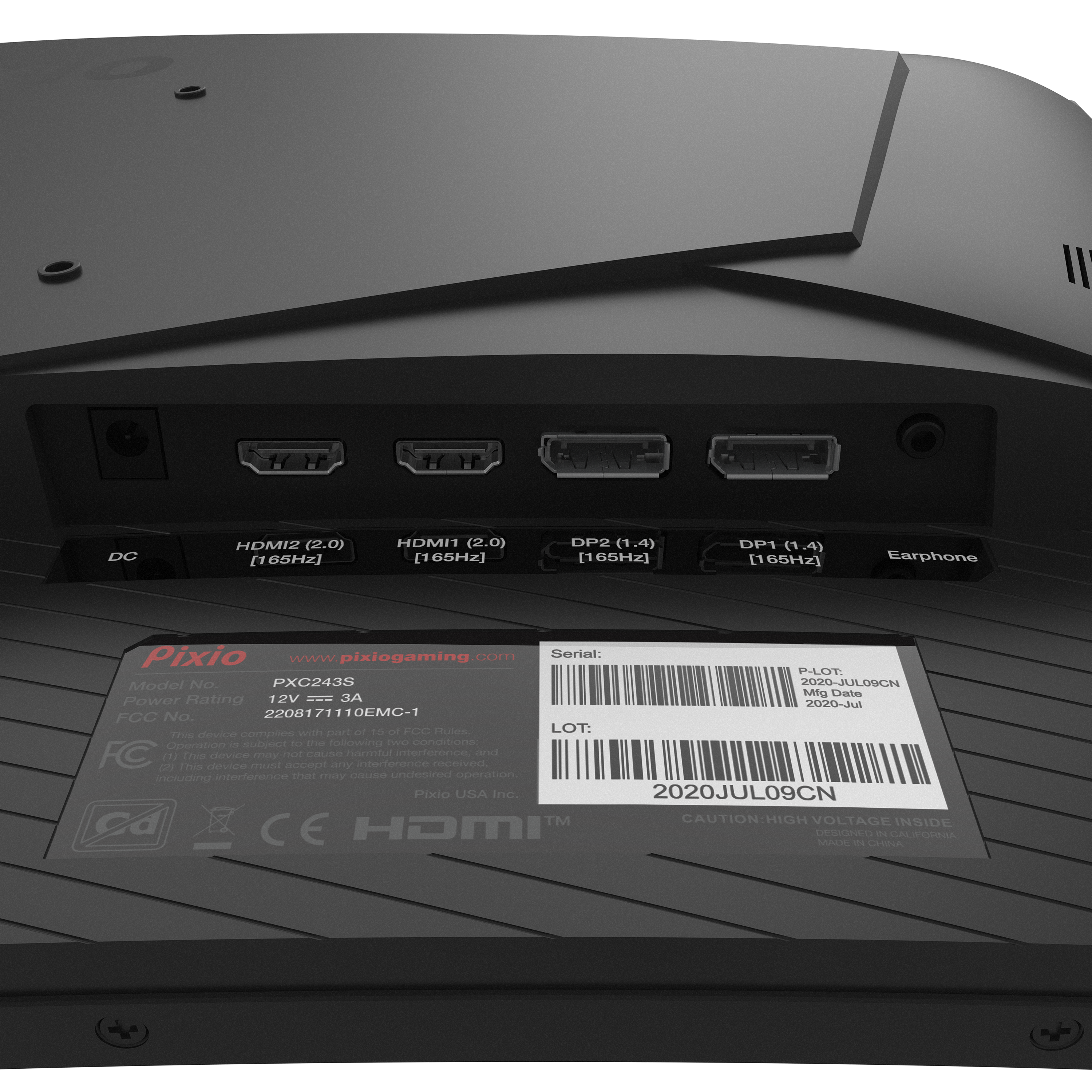 PXC243 S Curved Gaming Monitor - Certified Refurbished