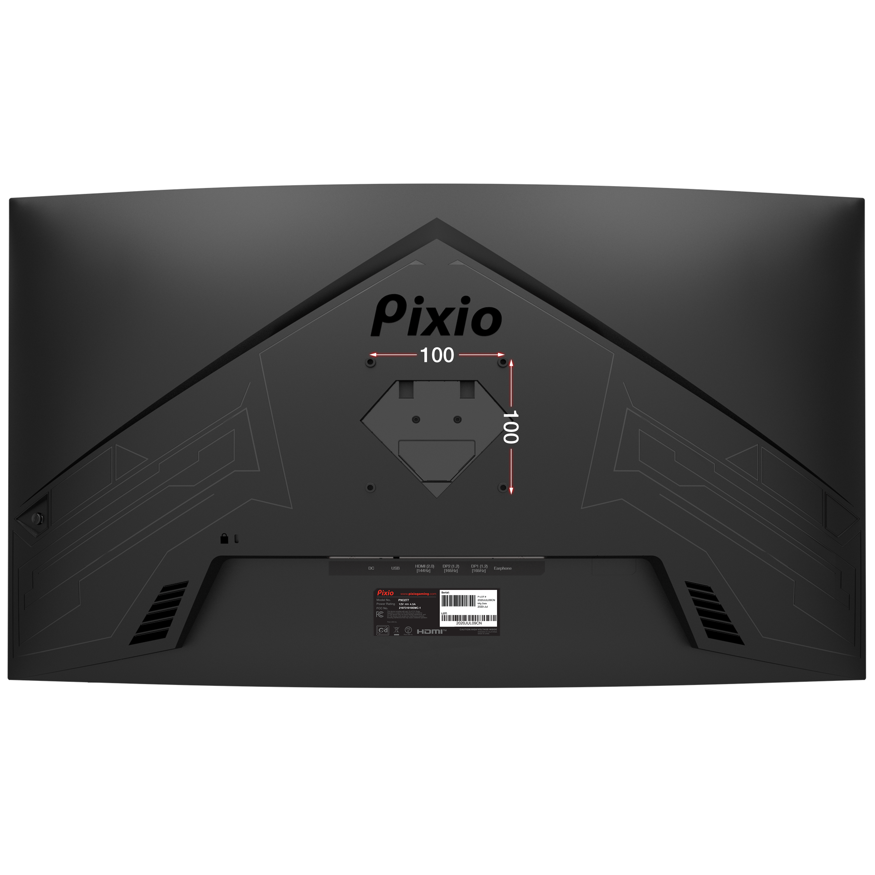 PXC277 Advanced Curved Gaming Monitor