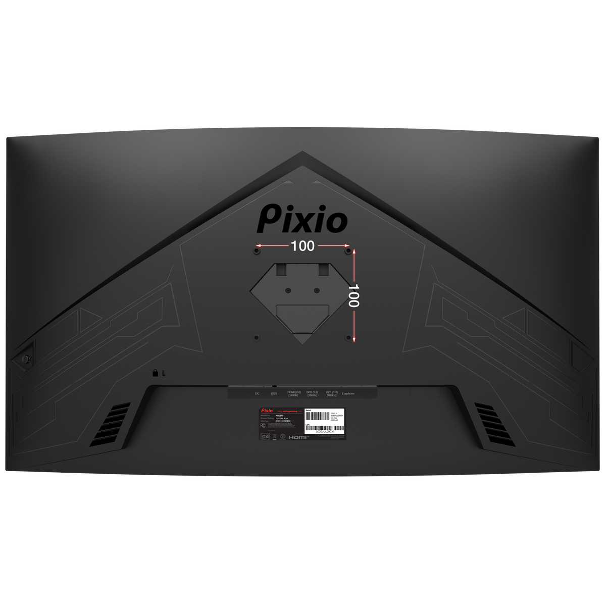 Pixio PXC277 Advanced | 27 inch 1080p 165Hz 1ms (GTG) Curved Gaming Monitor