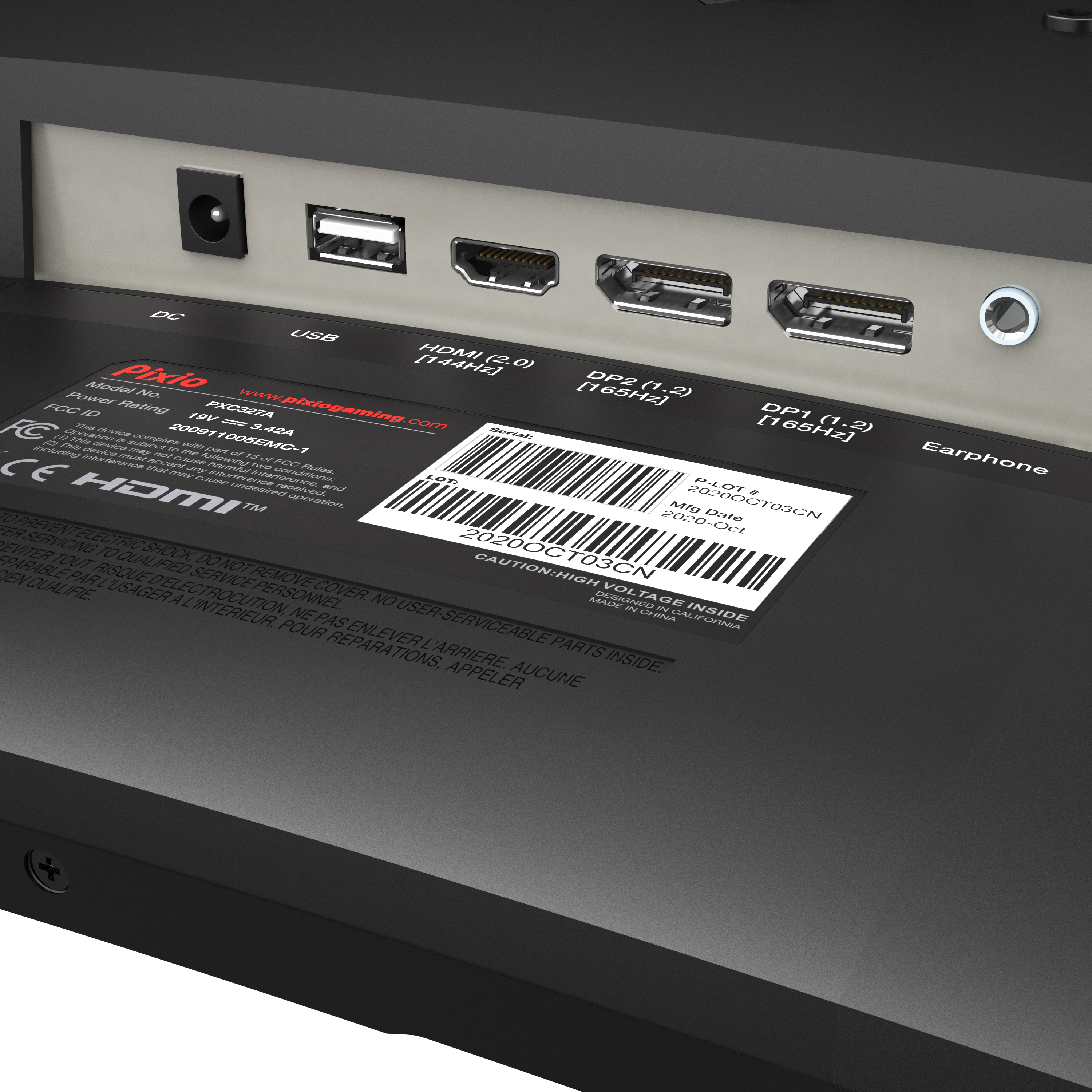 PXC327 Advanced Gaming Monitor