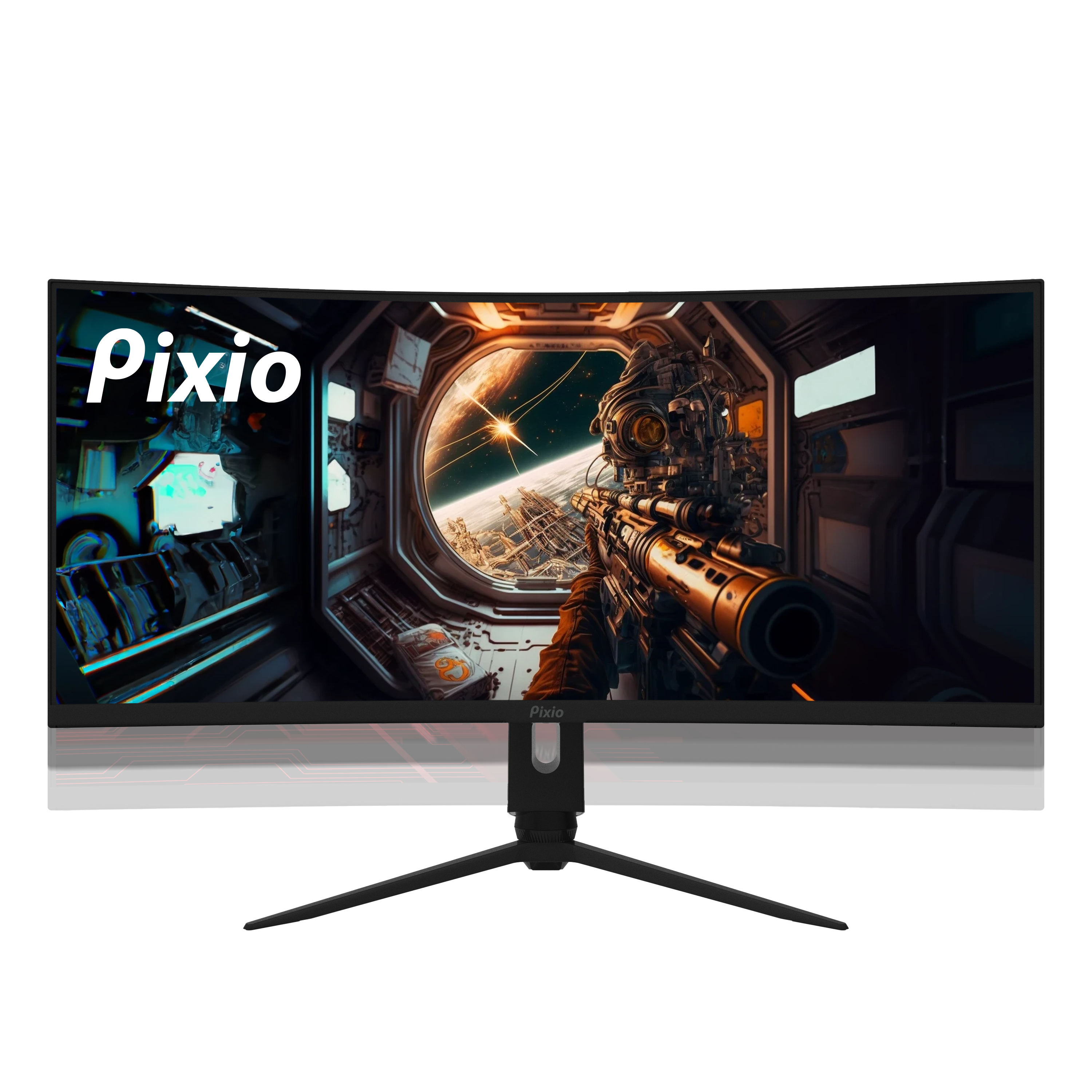 Pixio PXC348C Curved R1500 Monitor 34 Inch UWQHD VA 144Hz Gaming Monitor