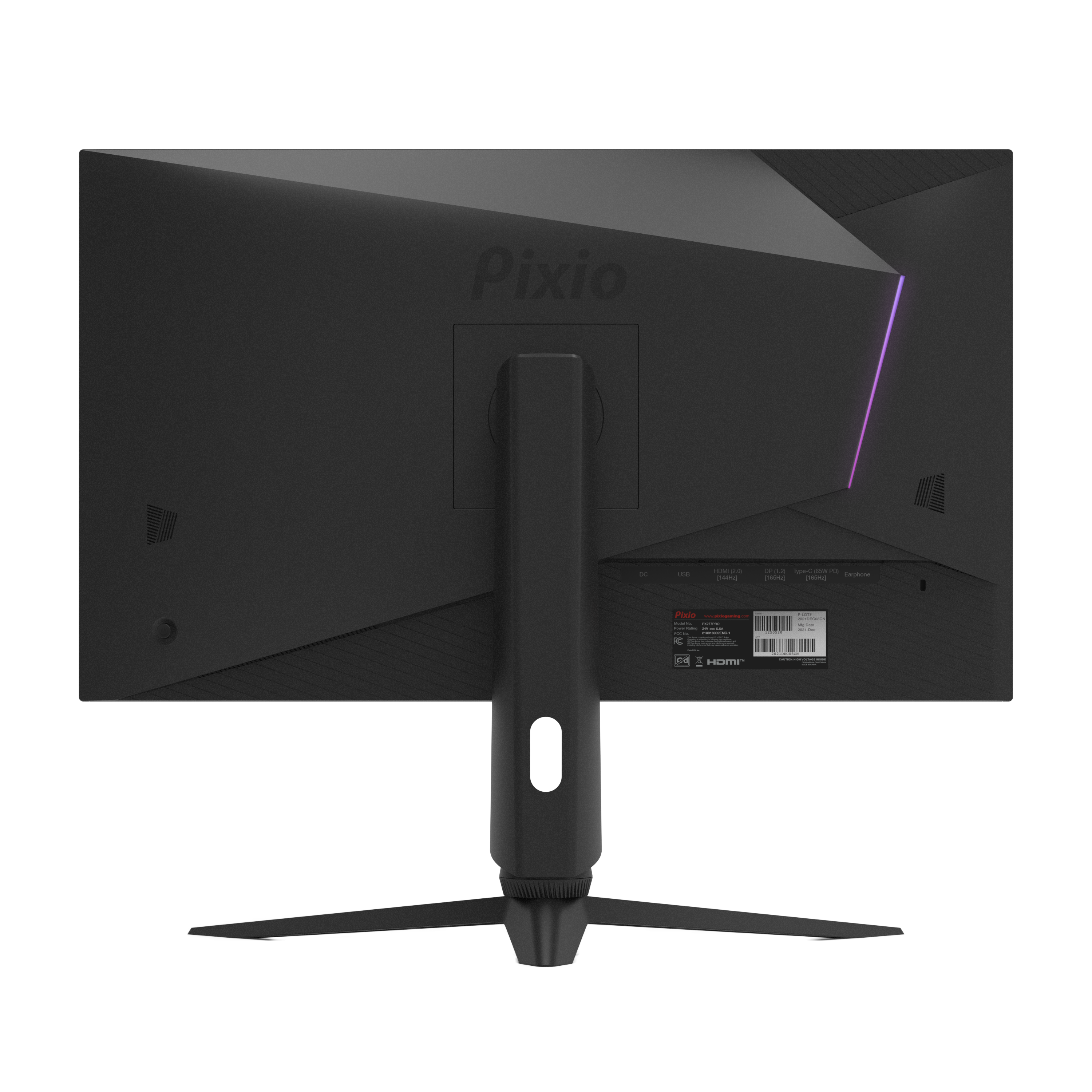 Pixio PX277 PRO | 27 inch 1440p 165Hz HDR IPS WQHD Gaming Monitor