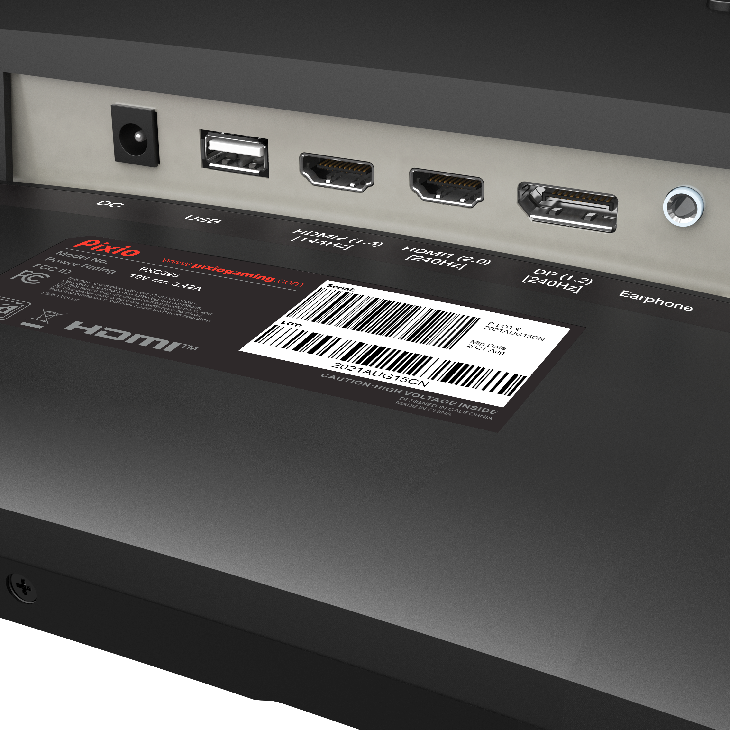 PXC279 Curved Gaming Monitor