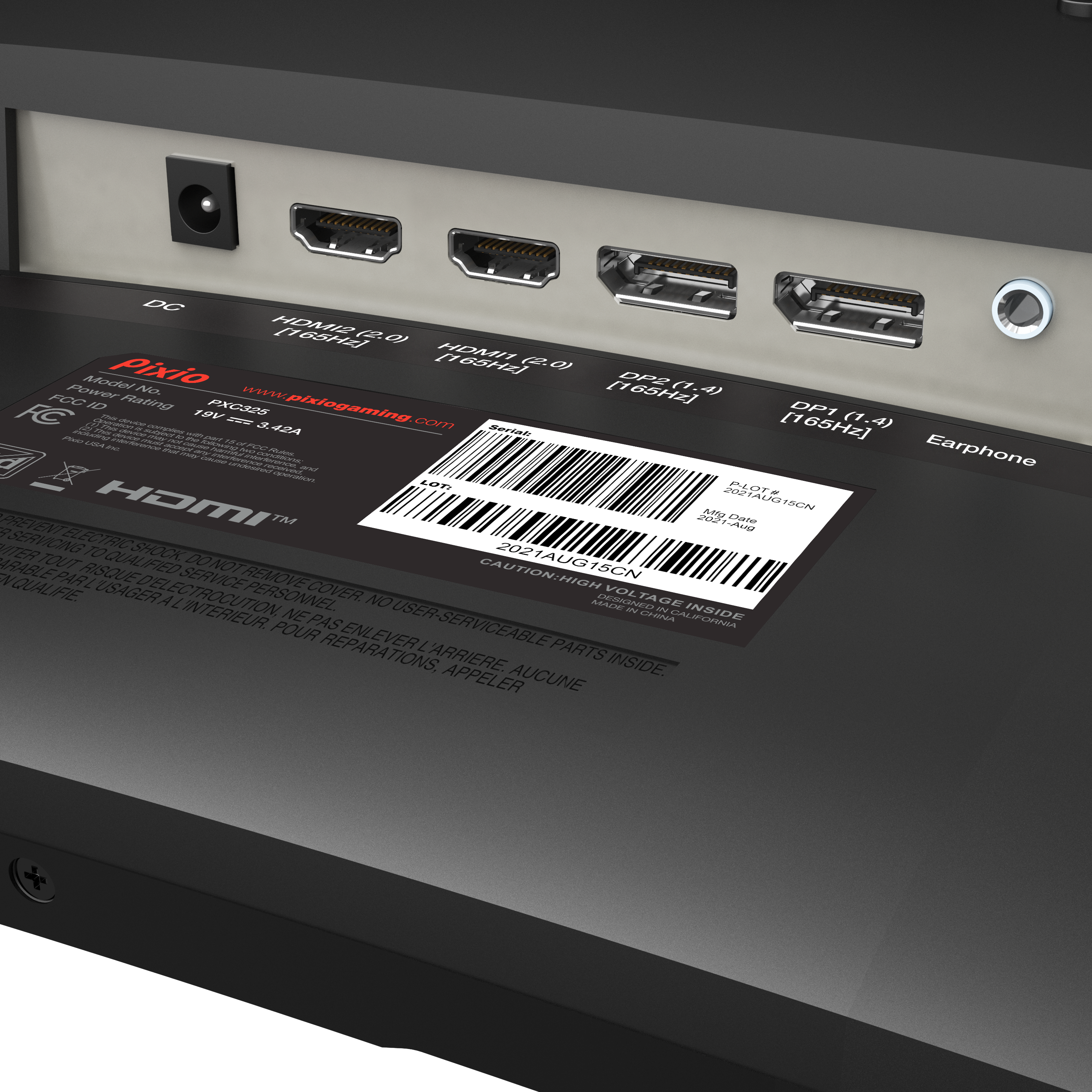 PXC325 Curved Gaming Monitor