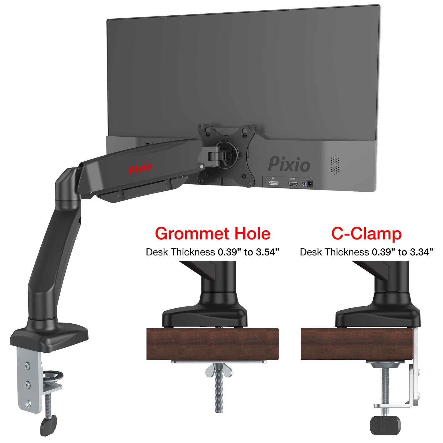 PS1D Dual Monitor Arm Mount