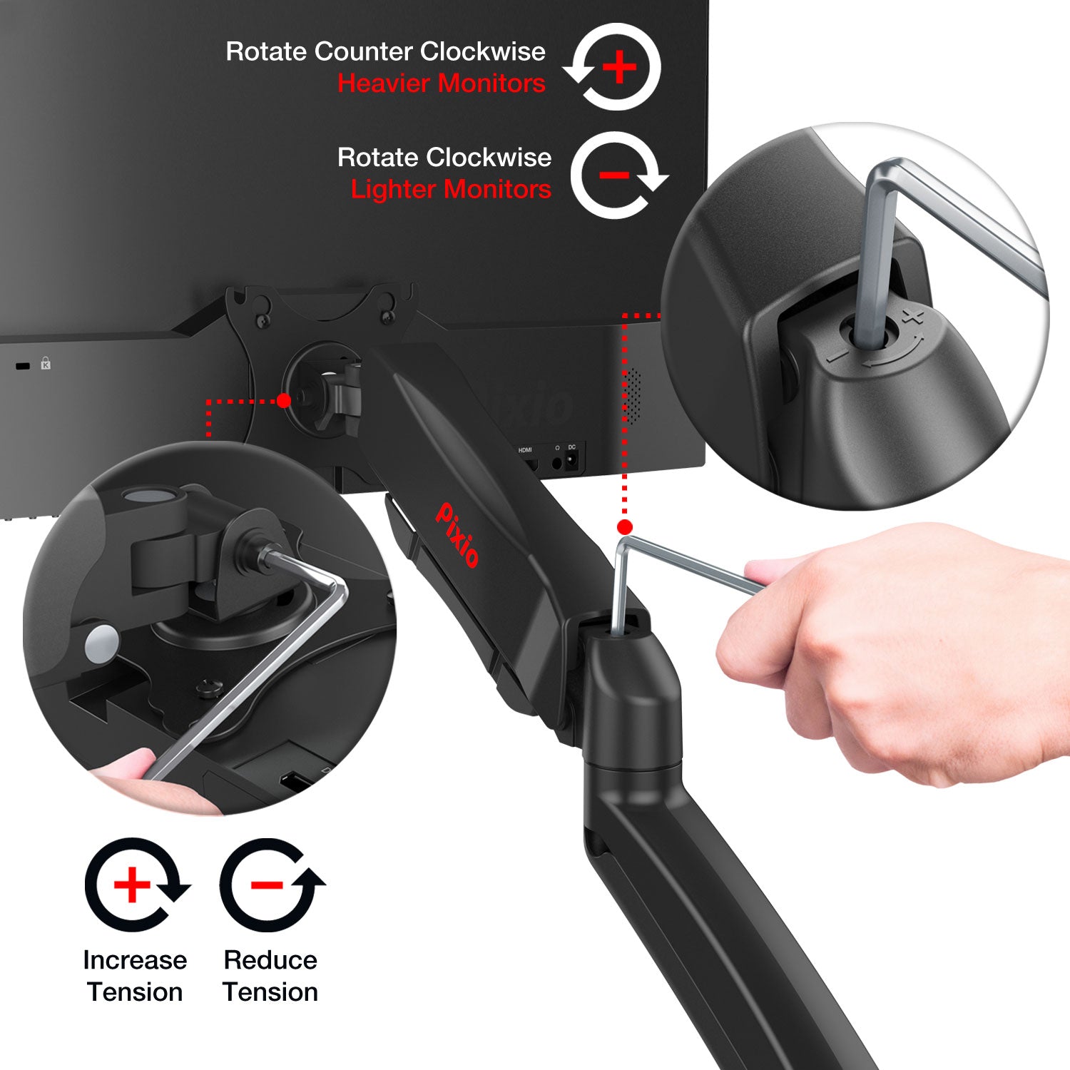 PS1D Dual Monitor Arm Mount - Certified Refurbished